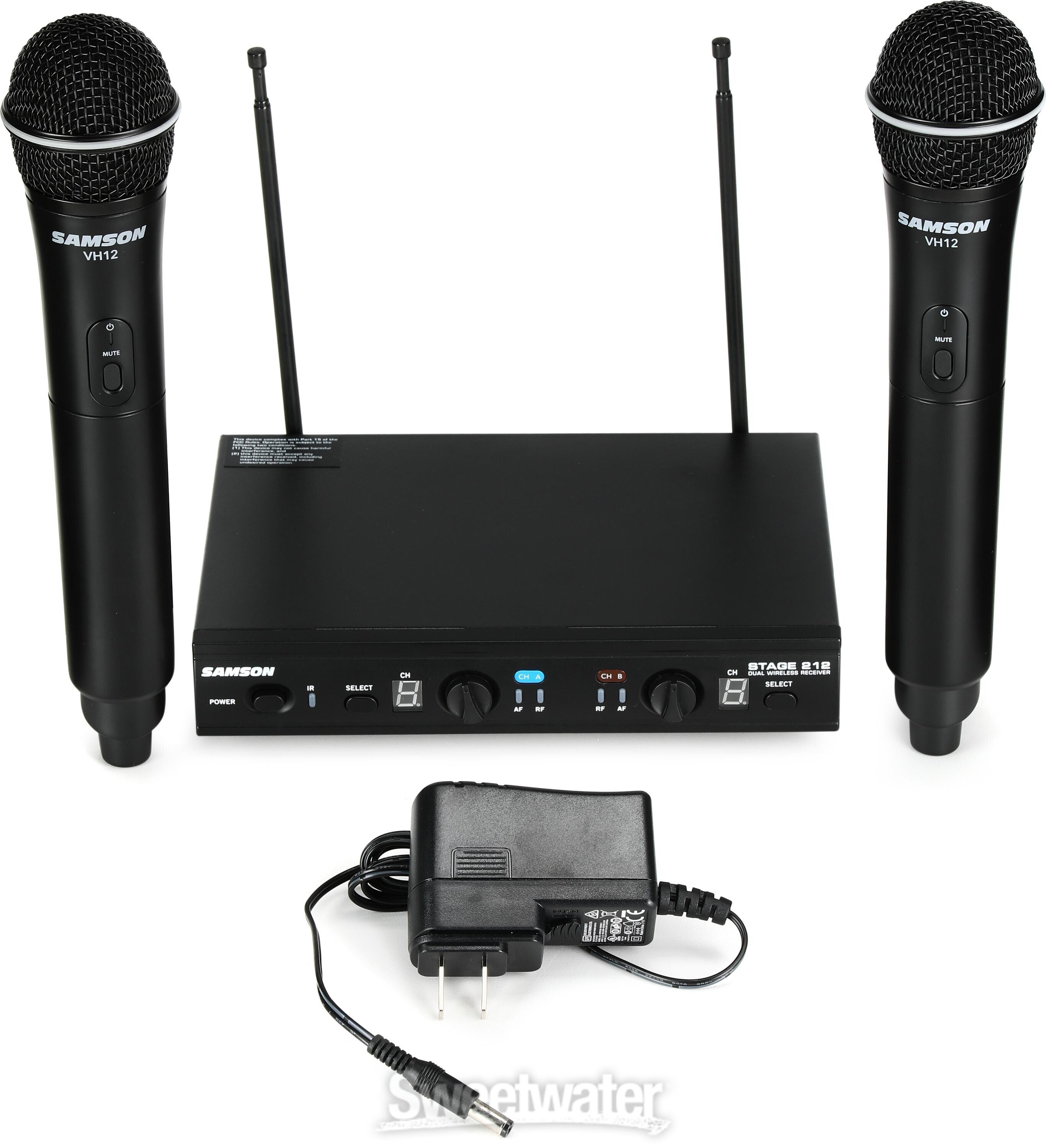 Samson Stage 212 Dual-channel Handheld VHF Wireless System