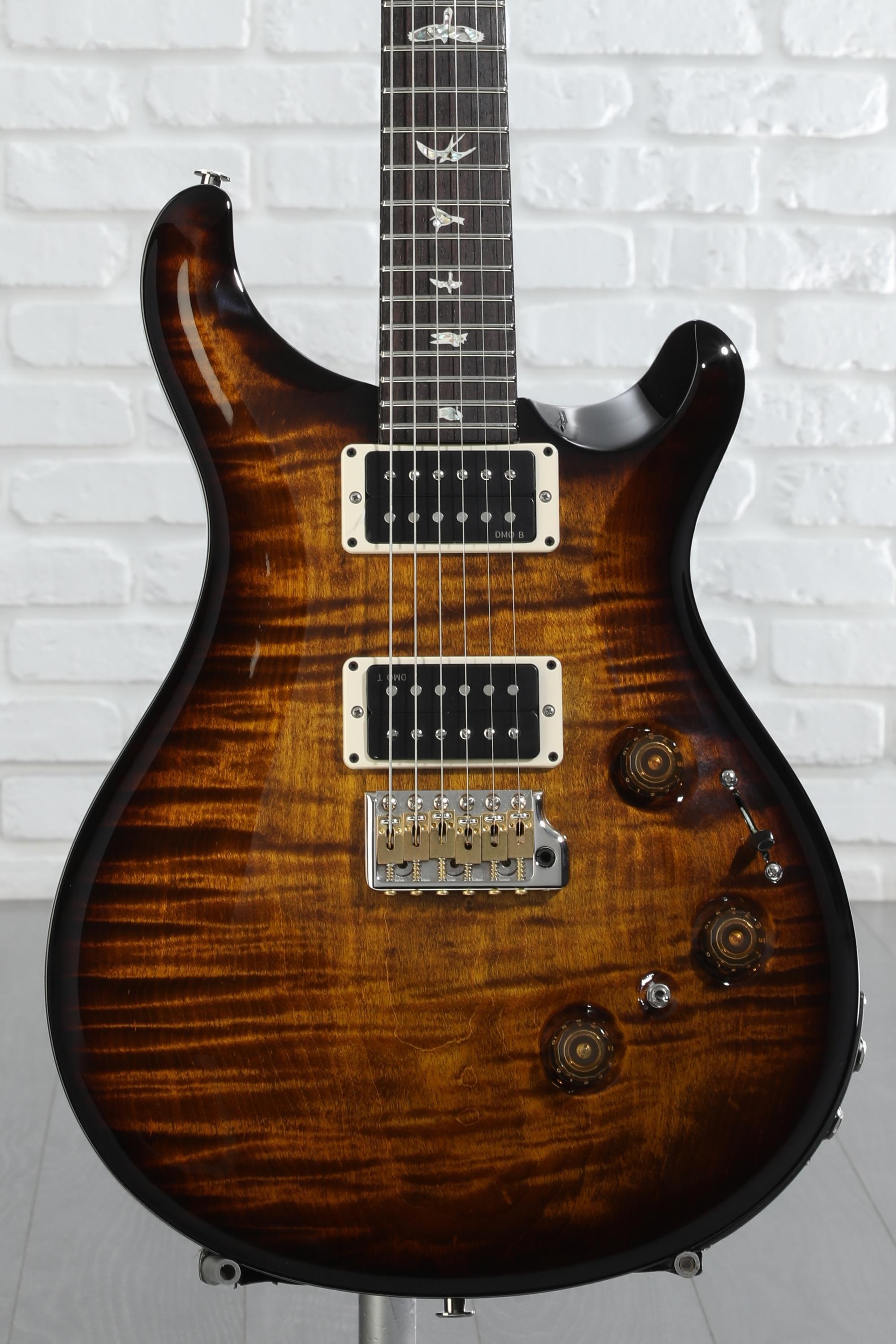 PRS Custom 24 Piezo Electric Guitar - Black Gold Wraparound