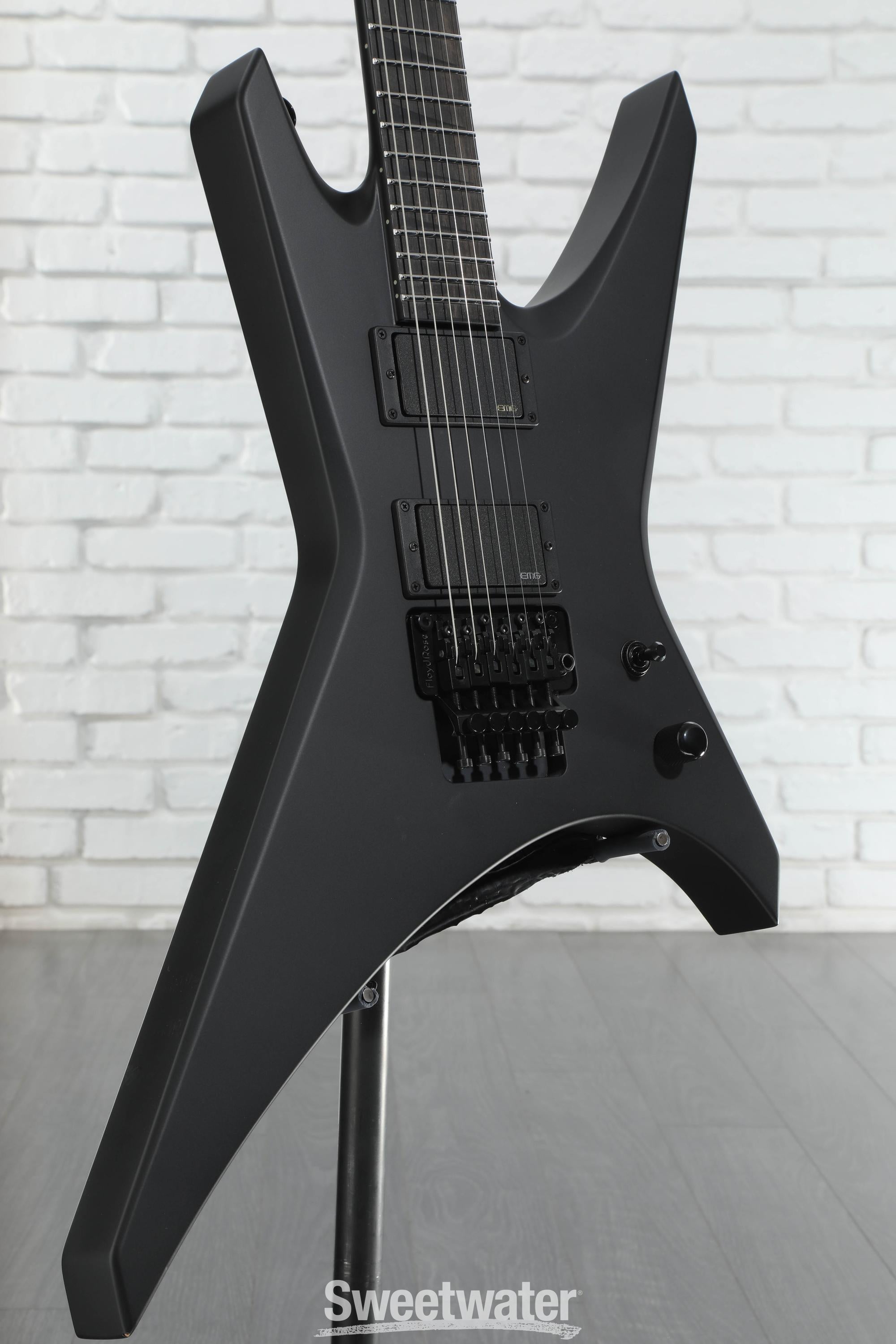 Jackson Custom Shop Warrior 2H Electric Guitar - Blackout