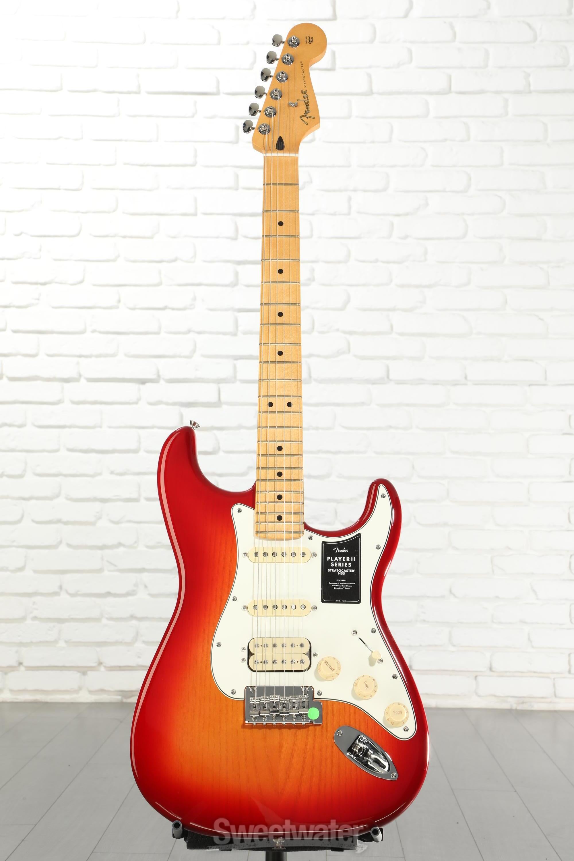 Fender Player II Stratocaster Electric Guitar - Aged Cherry Burst