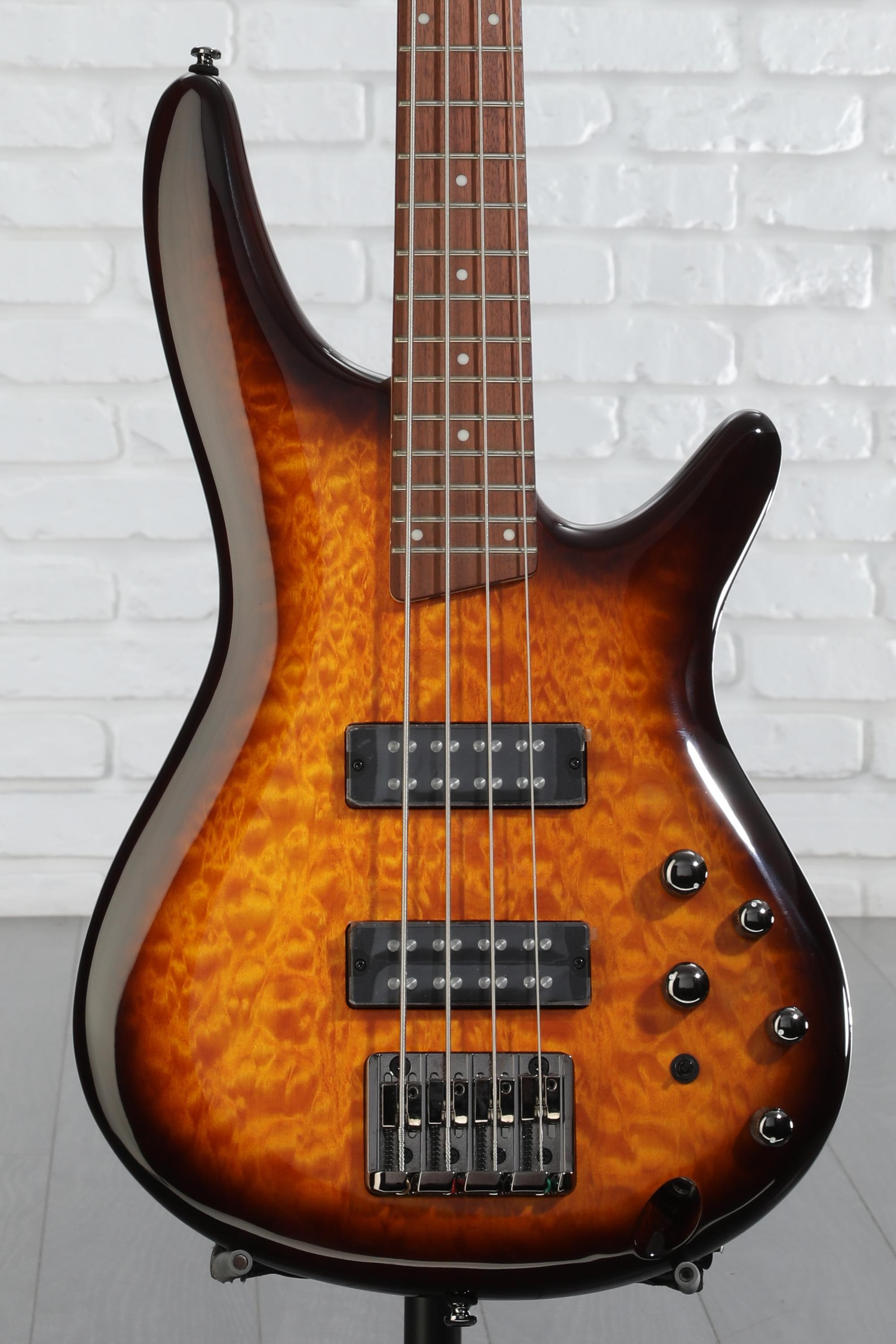 Ibanez Standard SR400EQM Bass Guitar - Dragon Eye Burst