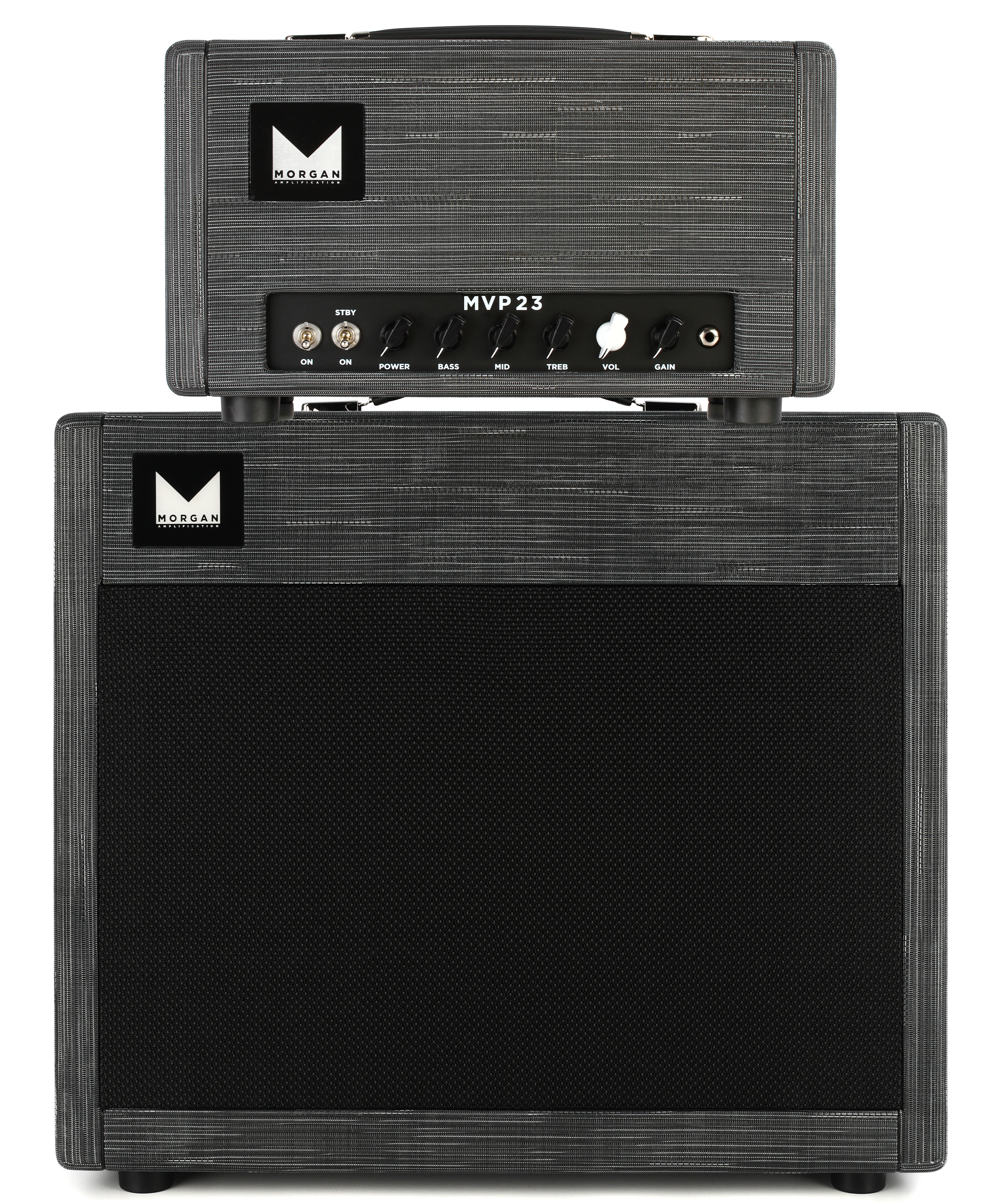 Photo of Morgan Amps MVP23 23-watt Handwired Tube Head with 75-watt 1x12 Cabinet- Twilight