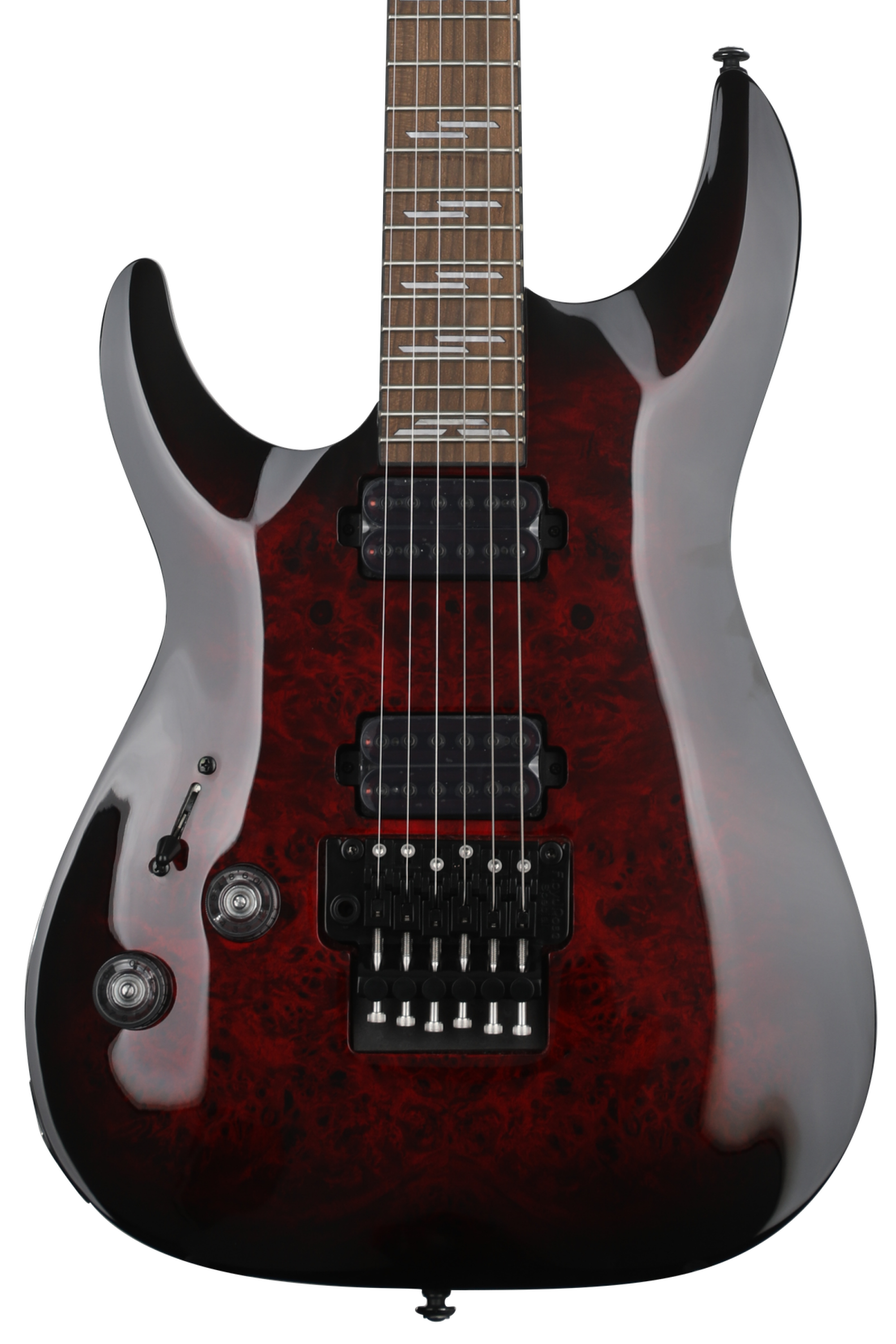 Omen Elite-6 FR Left-handed Electric Guitar - Black Cherry Burst