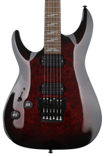 Photo of Schecter Omen Elite-6 FR Left-handed Electric Guitar - Black Cherry Burst