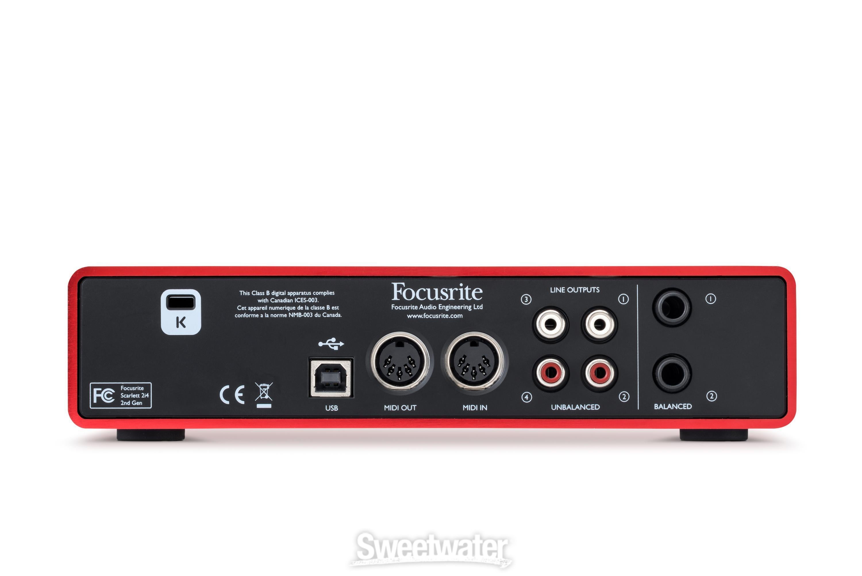 Focusrite Scarlett 2i4 USB Audio Interface Reviews | Sweetwater