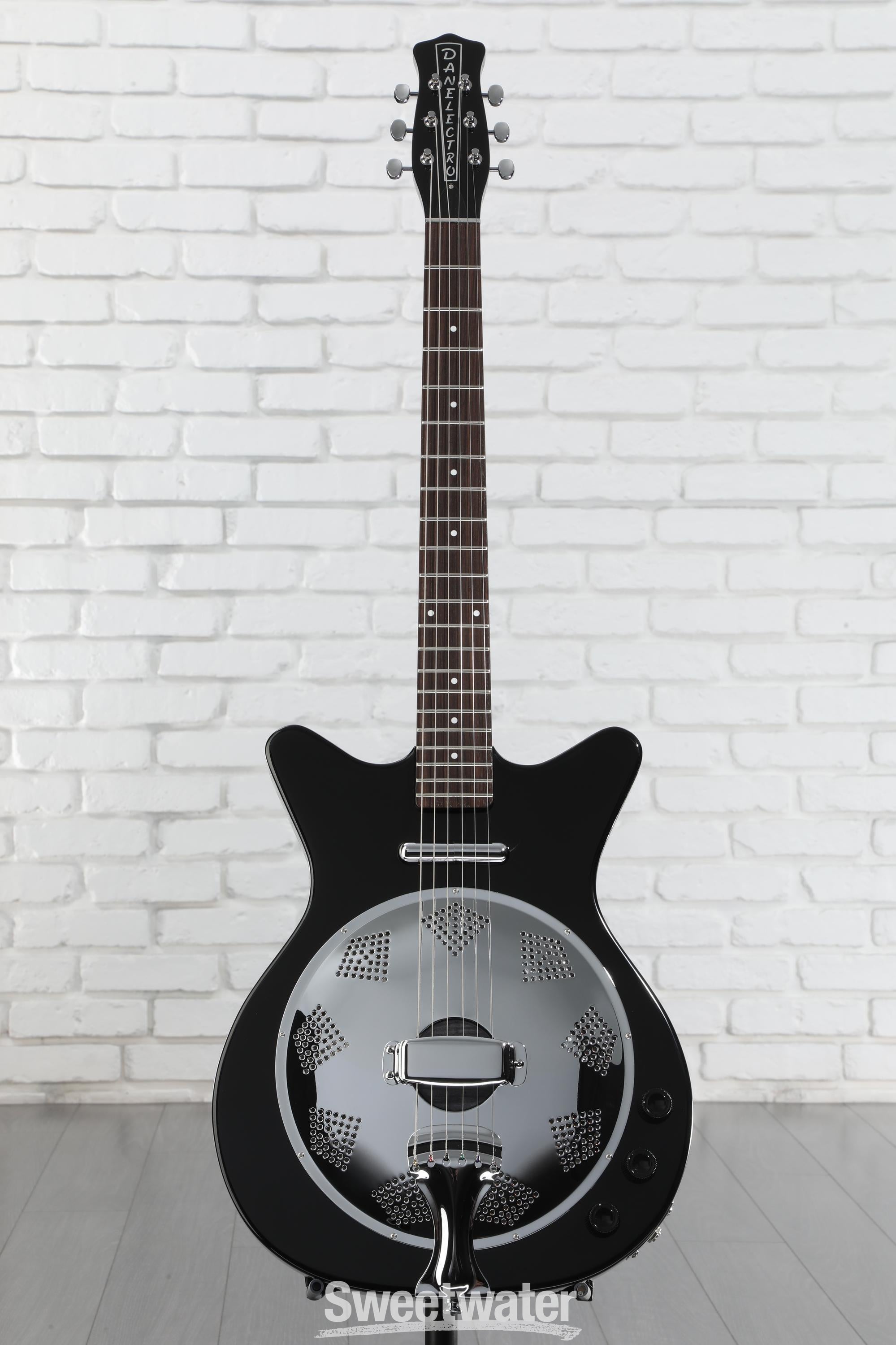 Danelectro DC-59 エレキギター 黒 018026 専用ケース付き Danelectro 59X Black – United States