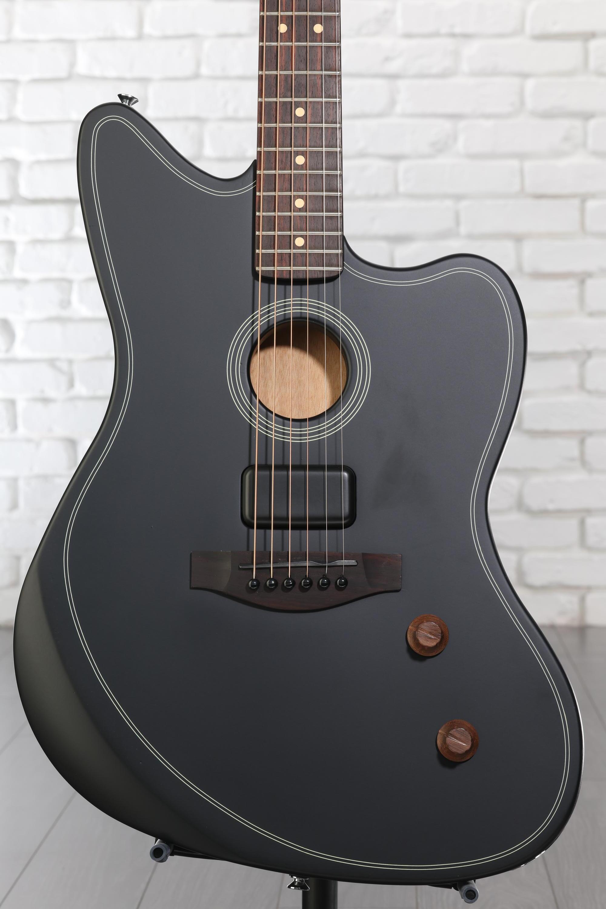 ギター Acoustasonic Standard Jazzmaster (Black) b1073ee4-49a4-4878-88d3-