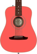 Product Image - This Item - Fender California Standard Redondo Mini Acoustic Guitar - Fiesta Red