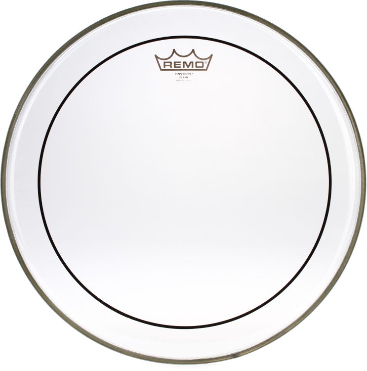Remo Pinstripe Clear Drumhead - 15 inch