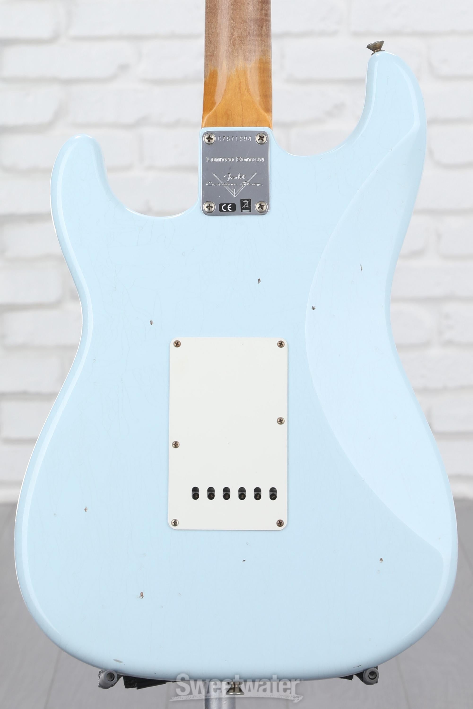 ★Custom HardRelic SonicBlue Stratocaster Fender Custom Shop Vintage Custom '59 Hardtail Stratocaster