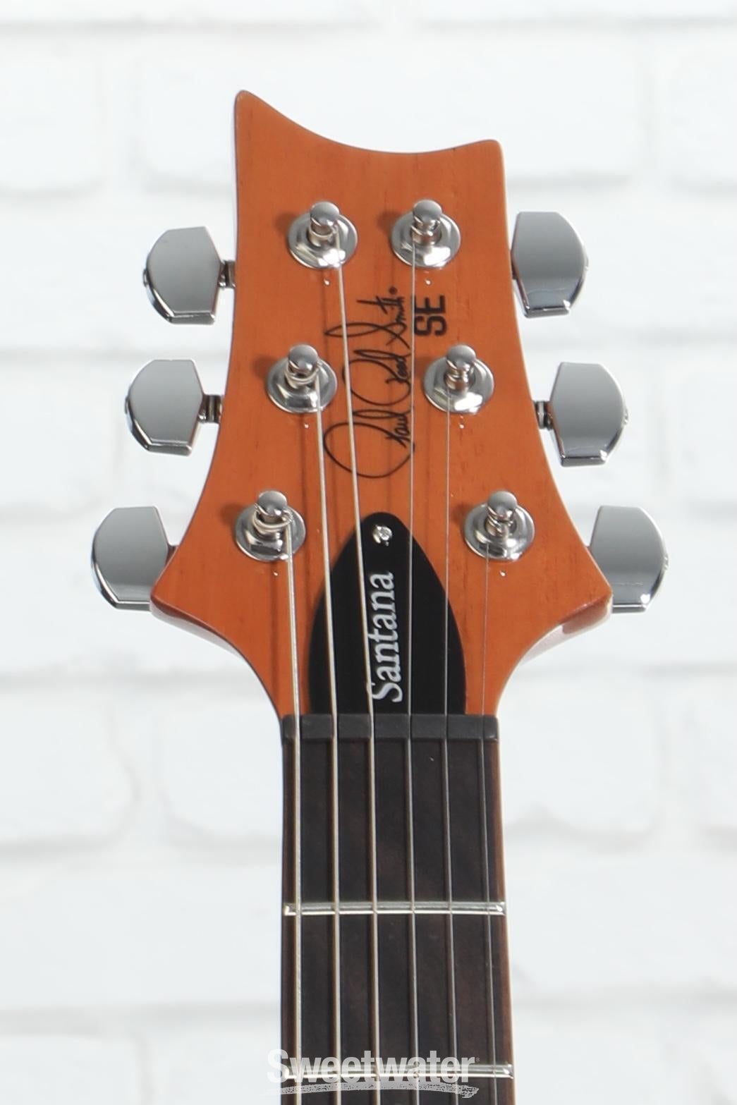 PRS SE Santana Electric Guitar - Santana Yellow | Sweetwater