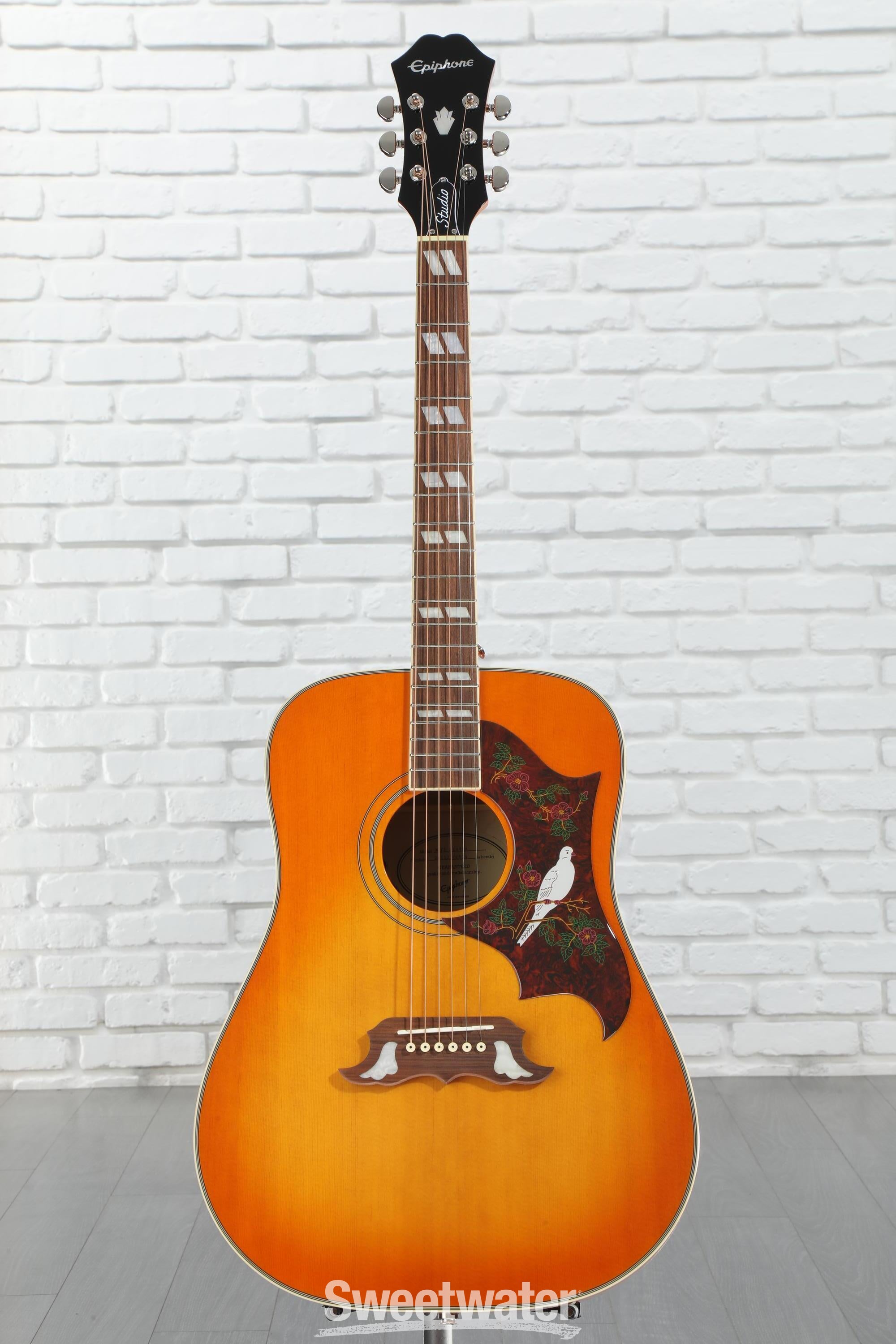 Buy Epiphone Dove PRO Acoustic Electric Guitar | Sam Ash Music