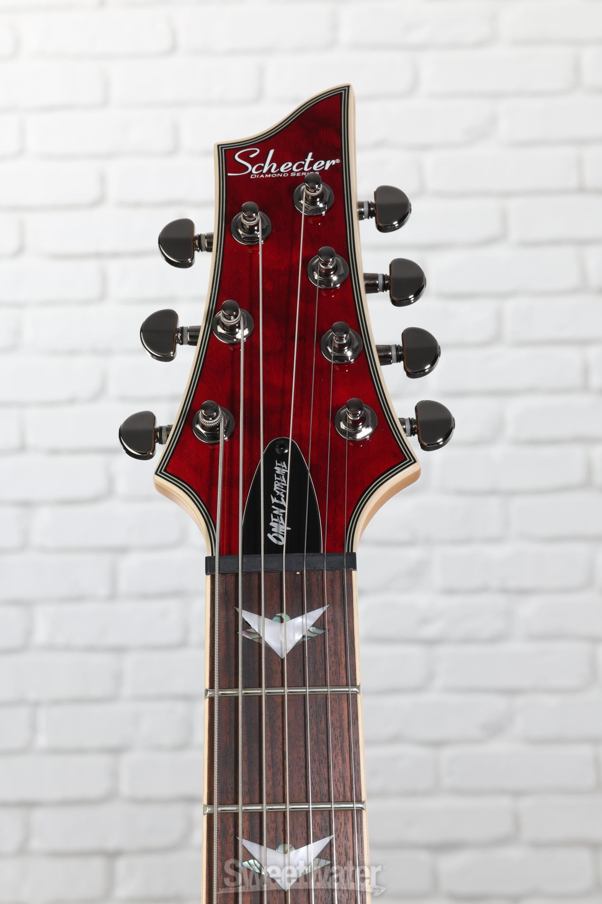 Schecter Omen Extreme-7 Electric Guitar - Black Cherry | Sweetwater