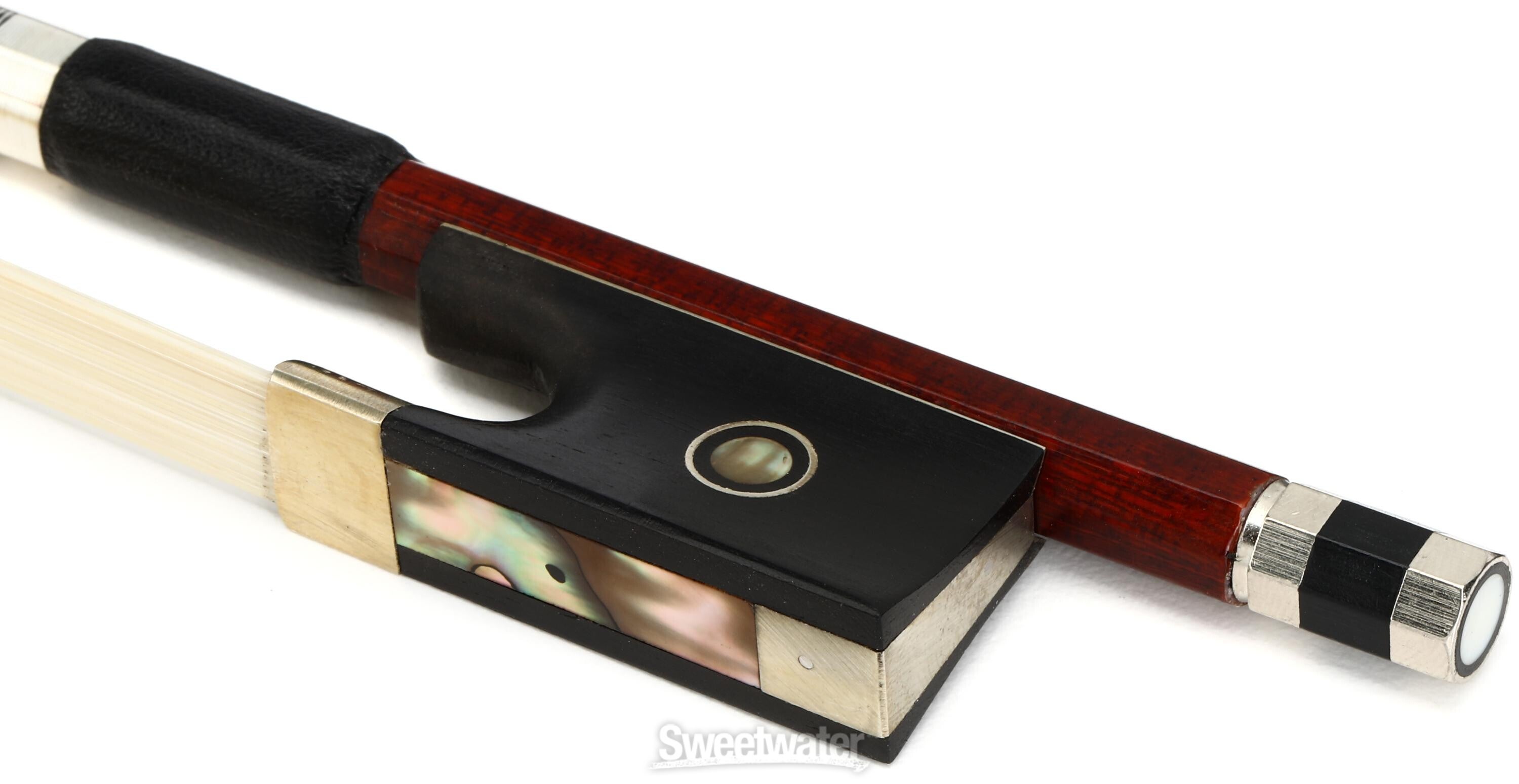 GEWA Carbon Pernambuco Hybrid Violin Bow Full lined Nickel 4 4
