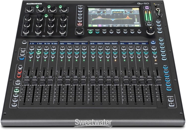 Allen & Heath Qu-5D 38-channel Digital Mixer with Dante