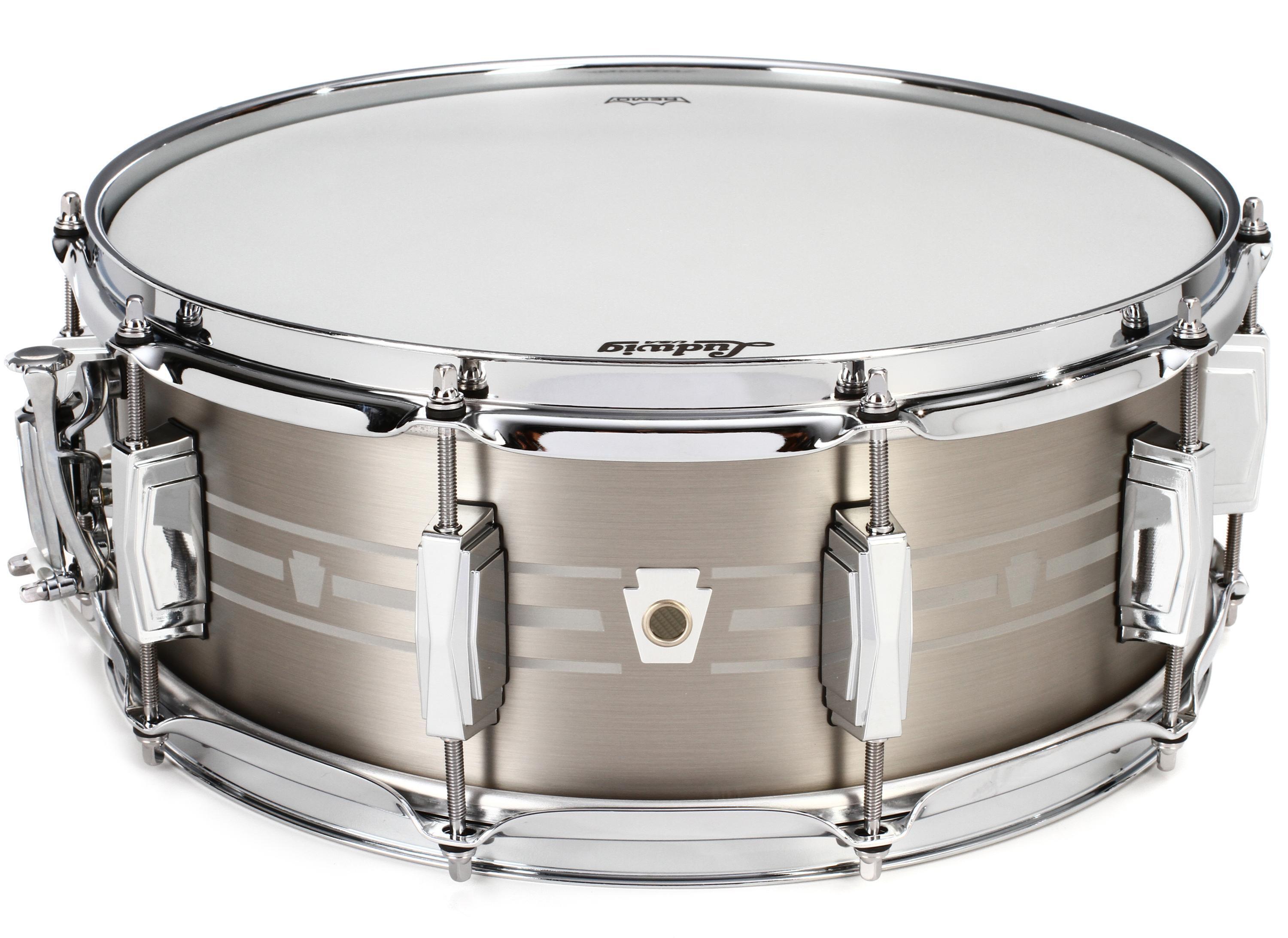 Ludwig Heirloom Series Stainless Steel Snare Drum - 5.5 x 14 inch