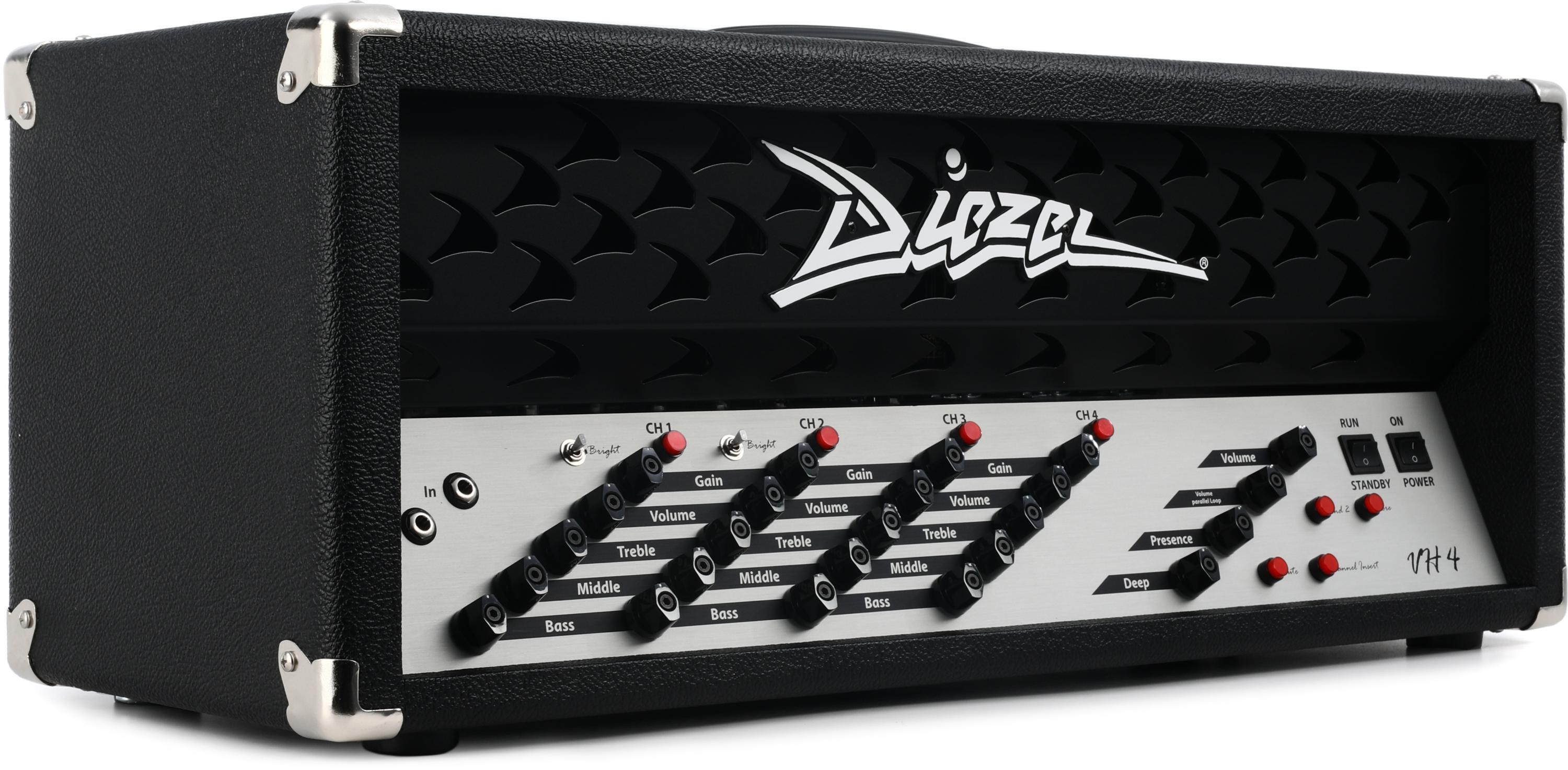 Diezel VH4 100-watt 4-channel Tube Head with 200-watt 2x12 Cabinet