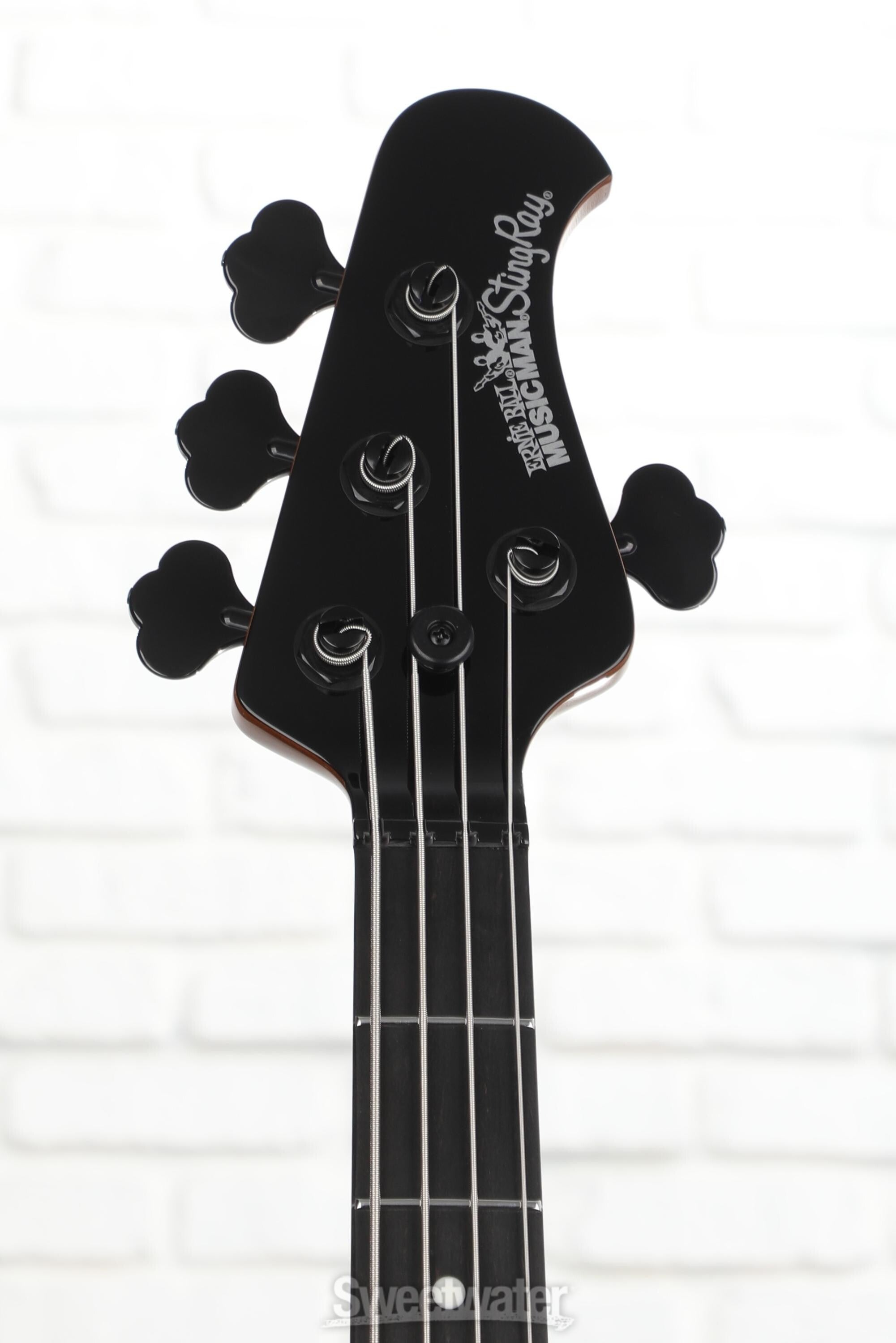 Ernie Ball Music Man StingRay Special Bass Guitar - Smoked Chrome with  Ebony Fingerboard