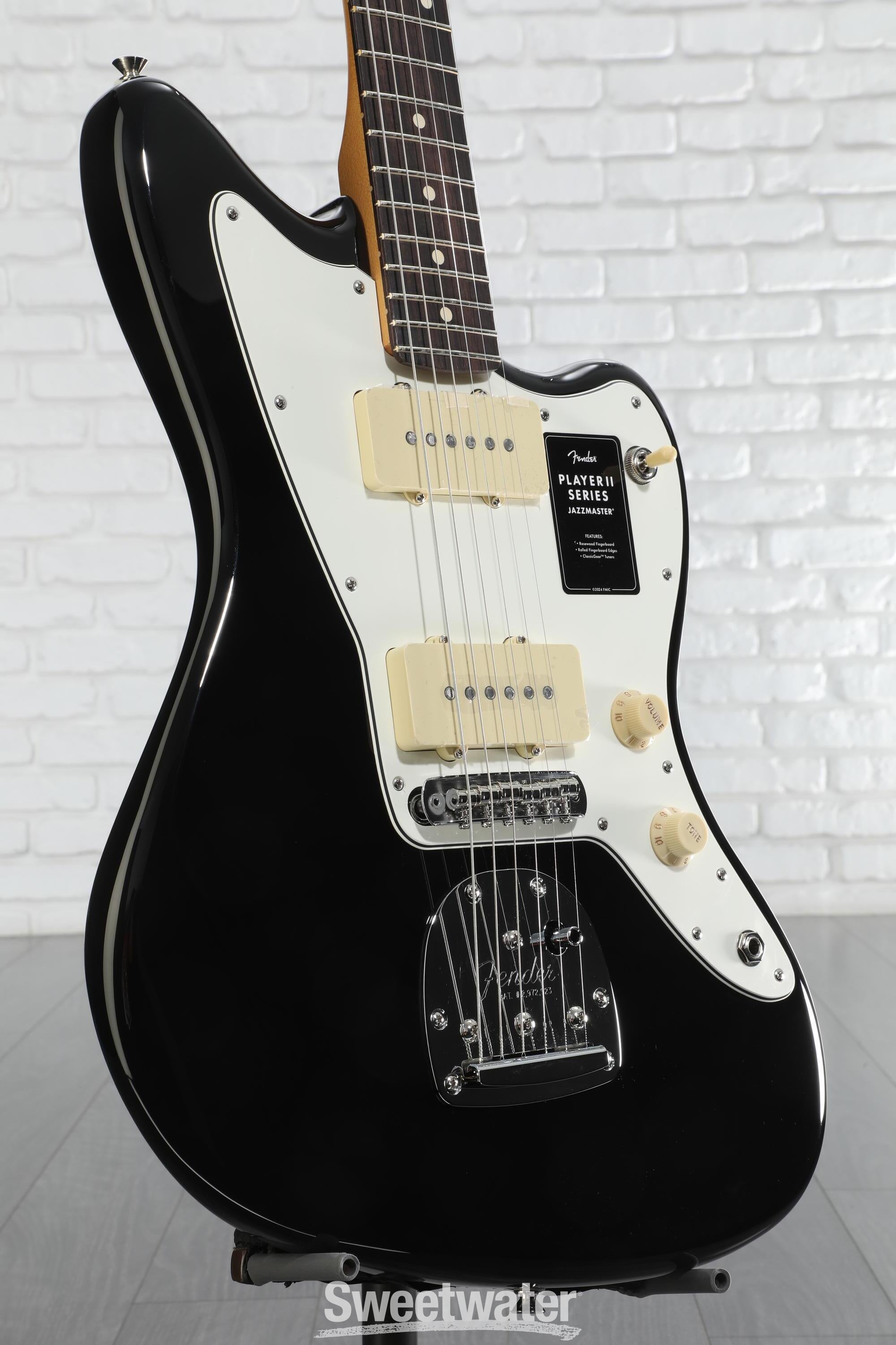 Fender Player II Jazzmaster Electric Guitar - Black | Sweetwater