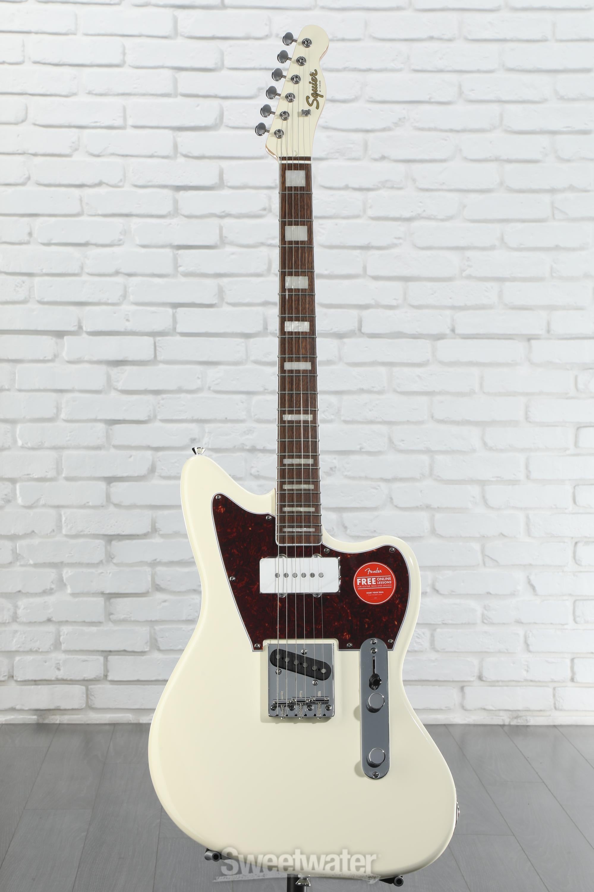 Squier Limited-edition Paranormal Offset Telecaster SJ Electric Guitar - Olympic White