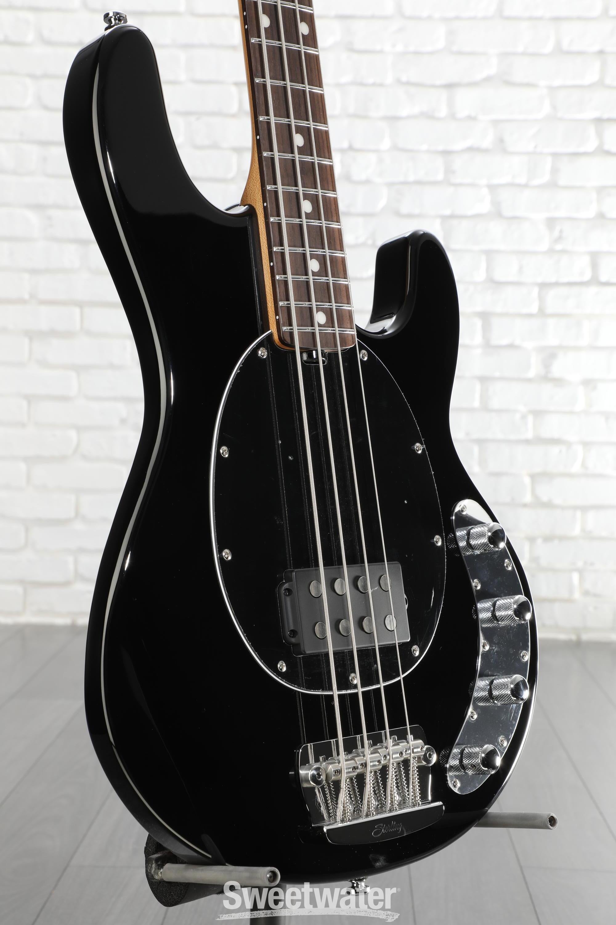 Sterling By Music Man StingRay RAY34 Bass Guitar - Black | Sweetwater
