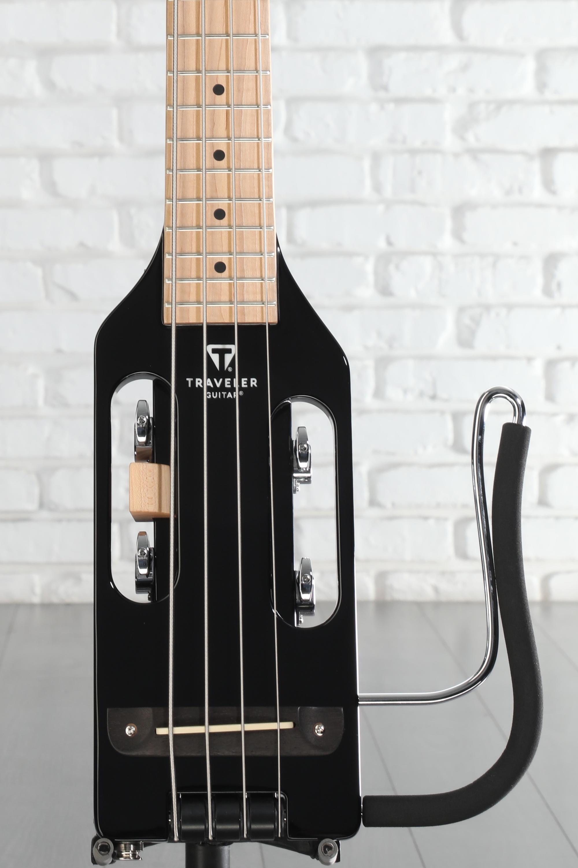 Traveler Guitar Ultra-Light Bass Guitar - Gloss Black | Sweetwater