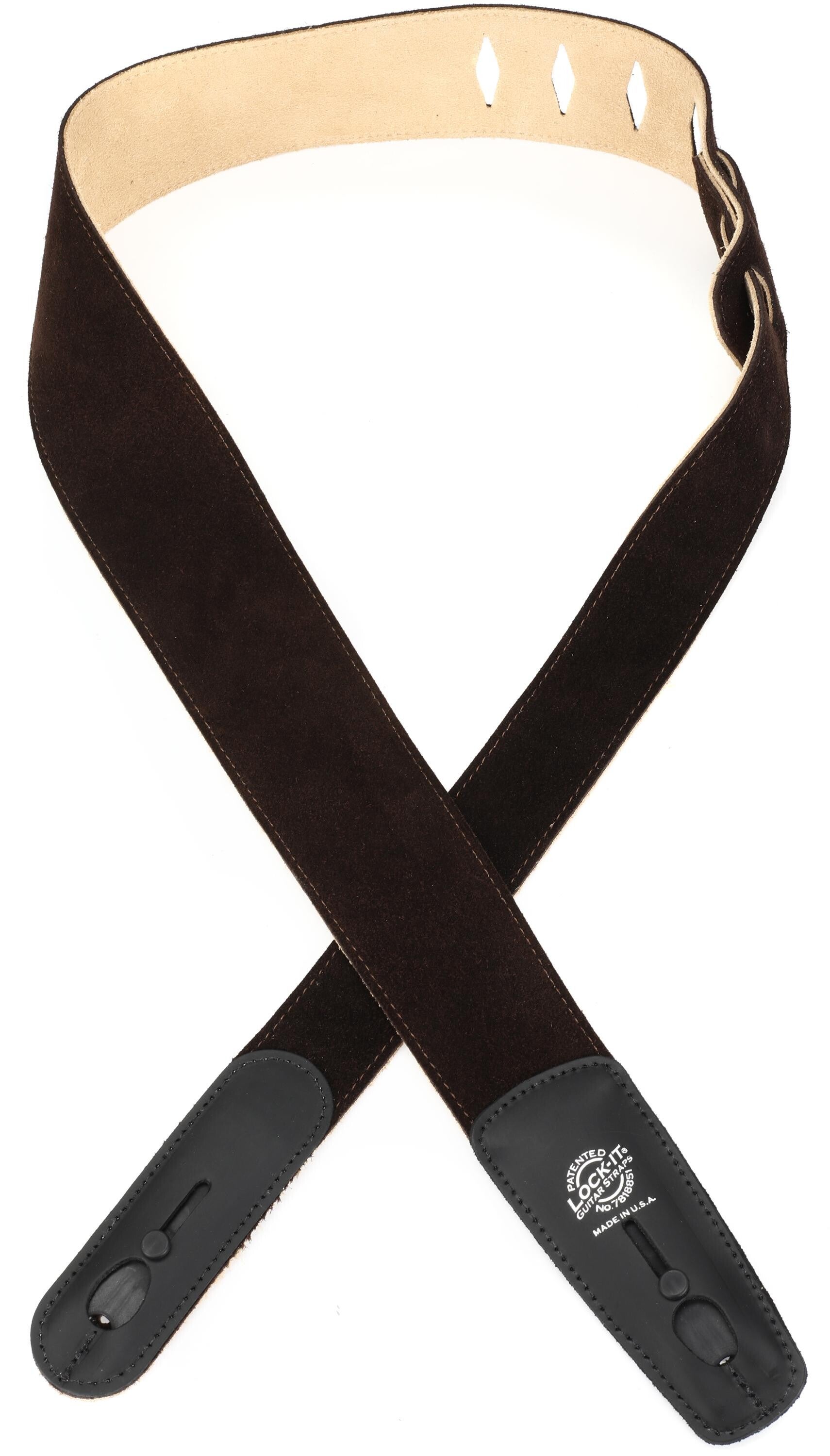 Photo of Lock-It Straps Deluxe Suede Strap - Chocolate