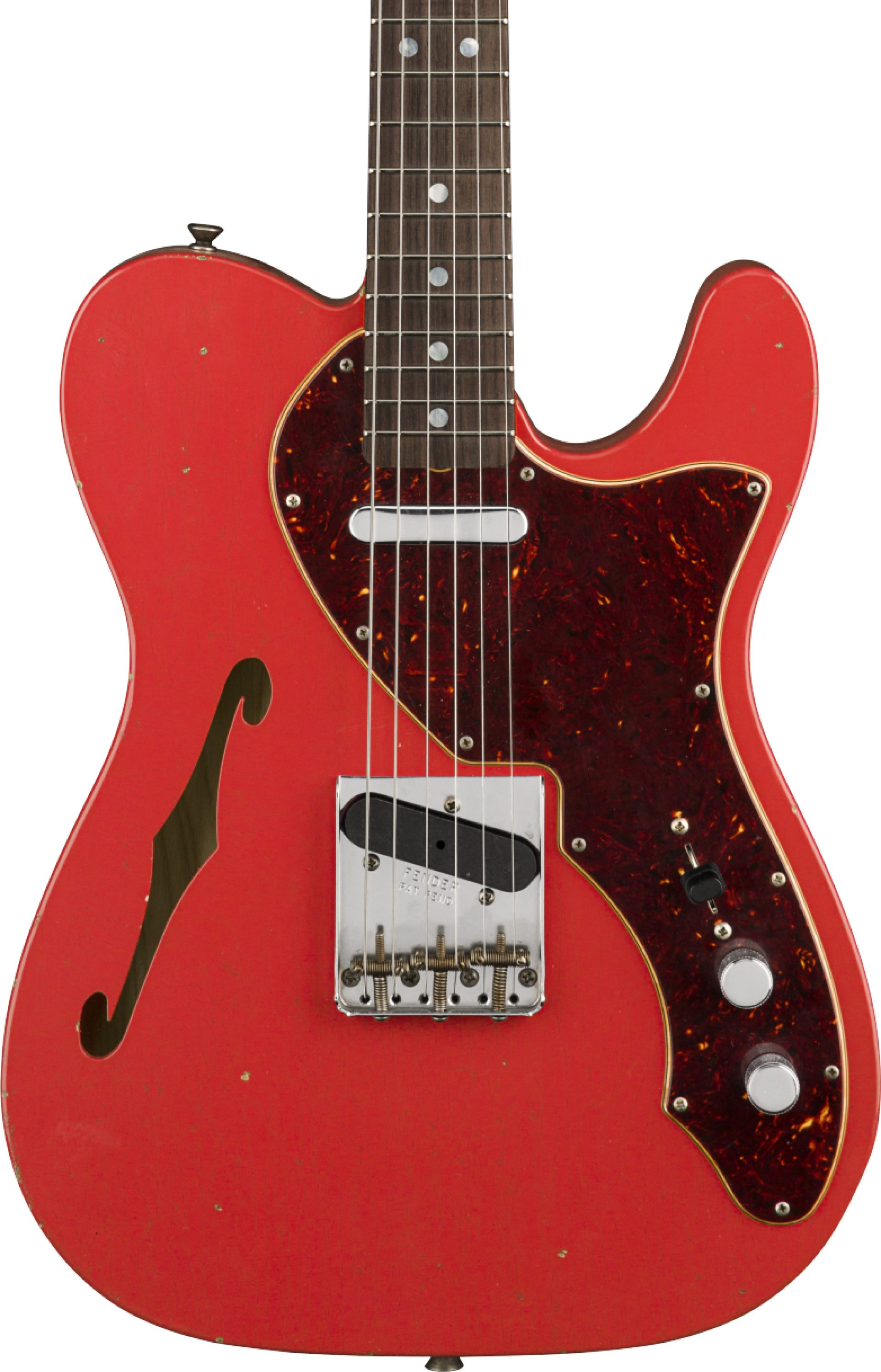 ★★Component Relic FiestaRed Telecaster★★ Fender Custom Shop Limited Edition '60s Telecaster Thinline