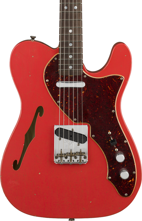 ★★Component Relic FiestaRed Telecaster★★ Fender Custom Shop '63 Telecaster Relic - Fiesta Red