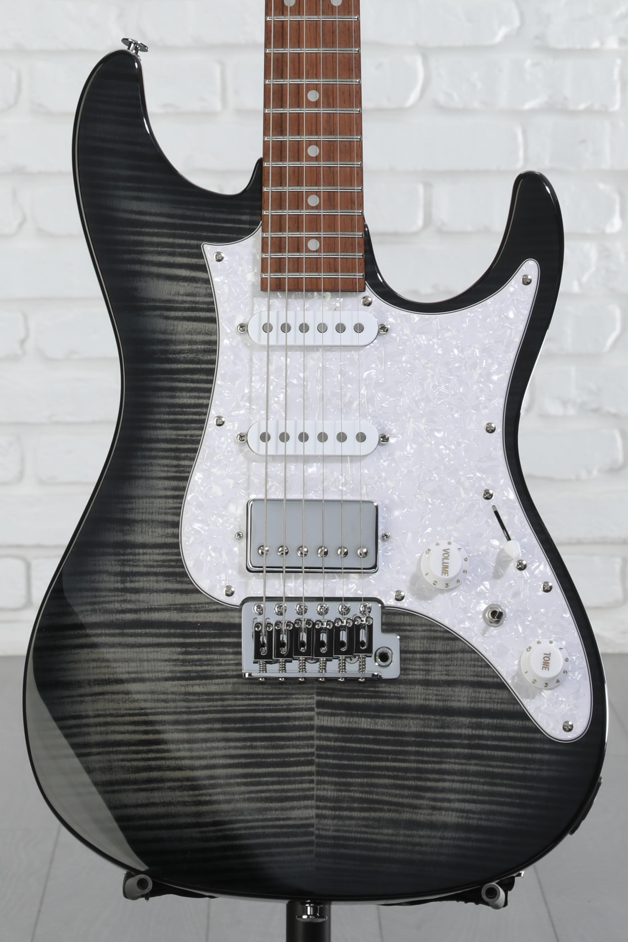 安い Ibanez Standard Black Transparent - Guitar Electric AZ22S1F ギター