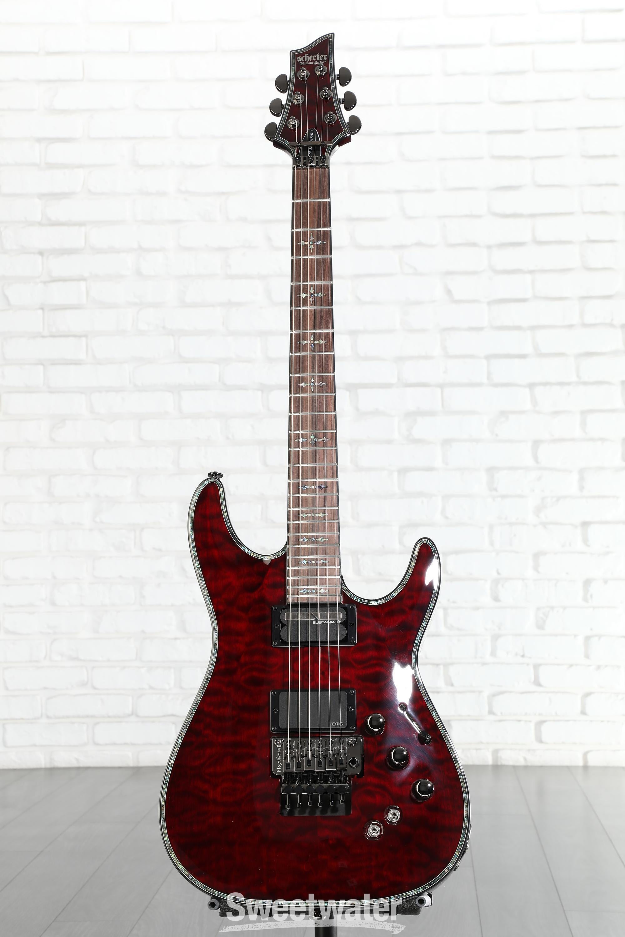 Schecter Hellraiser C-1 FR-S Electric Guitar - Black Cherry