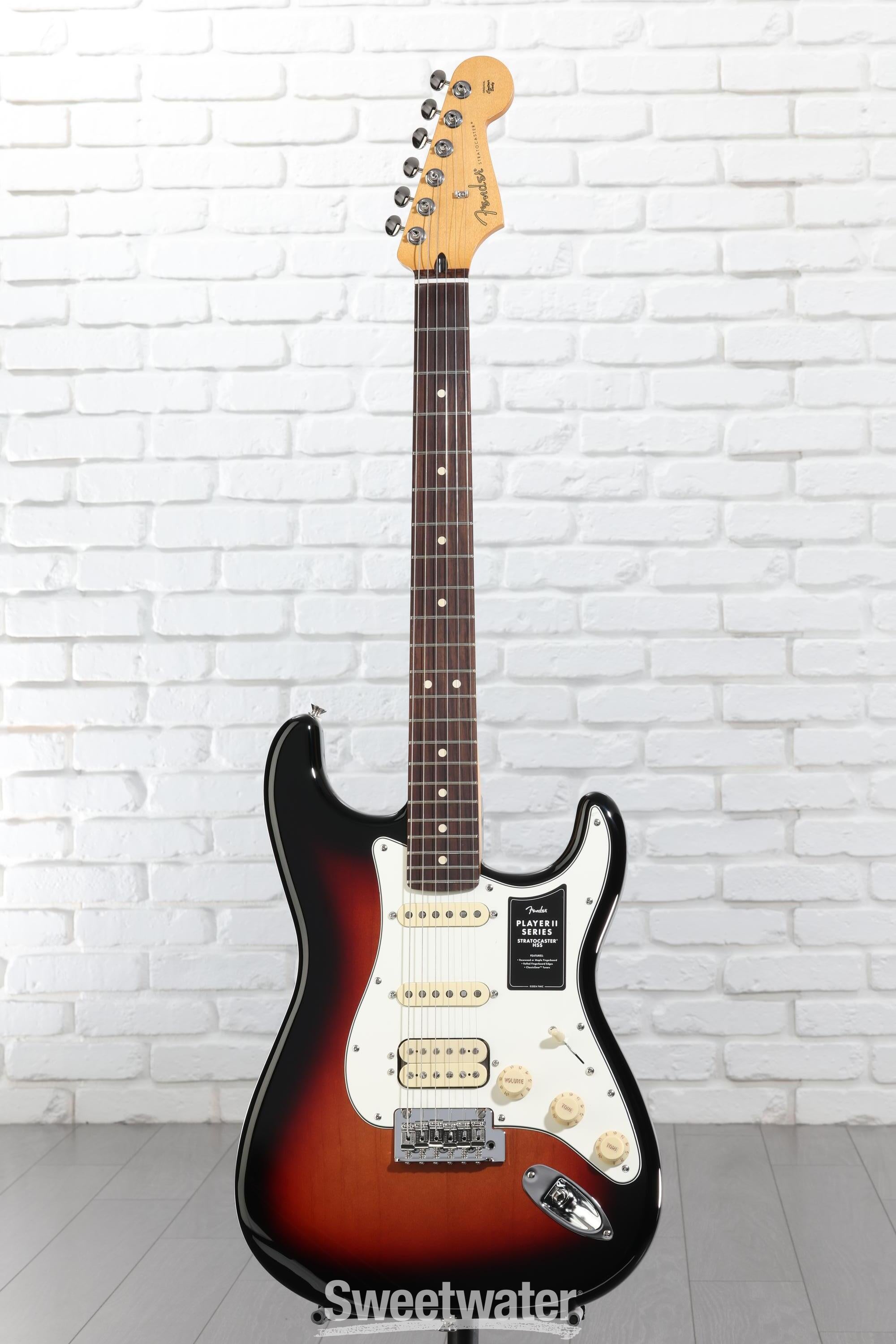 Fender Player II Stratocaster HSS Electric Guitar - 3-color