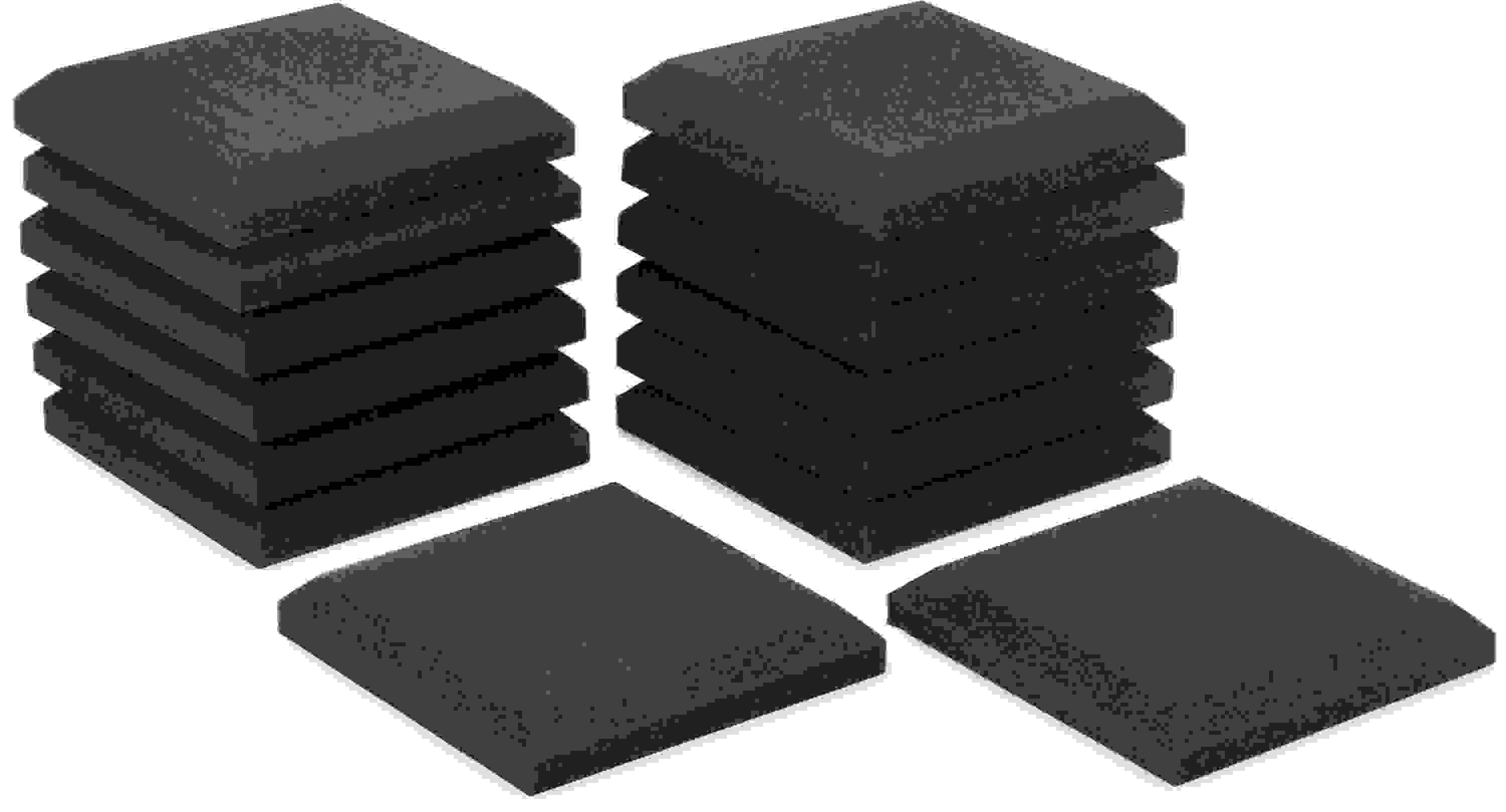 Auralex 2 inch SonoFlat 1x1 foot Acoustic Panel 14-pack - Charcoal