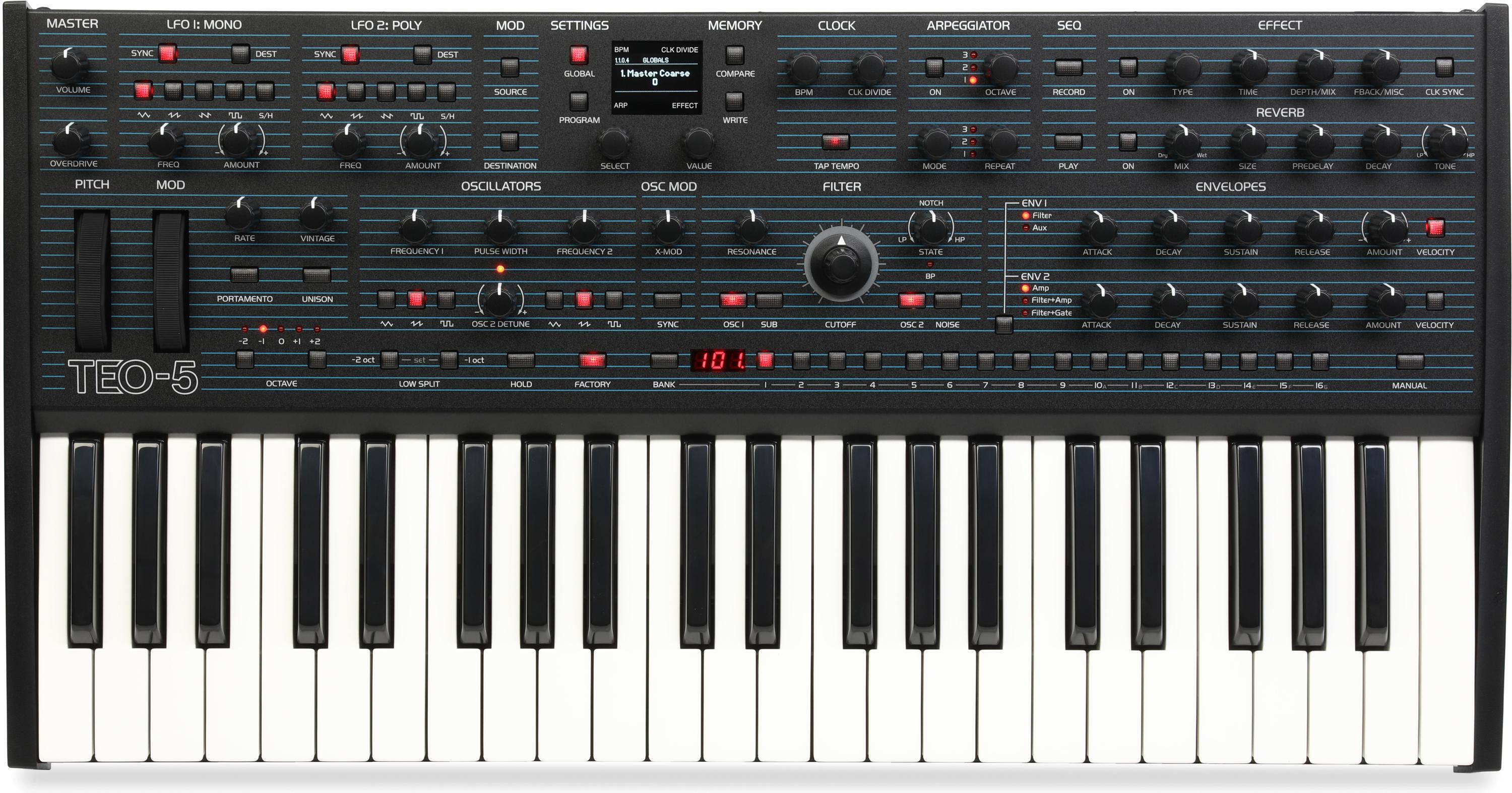 Sequential Take 5 Compact Polyphonic Analog Synthesizer | Sweetwater