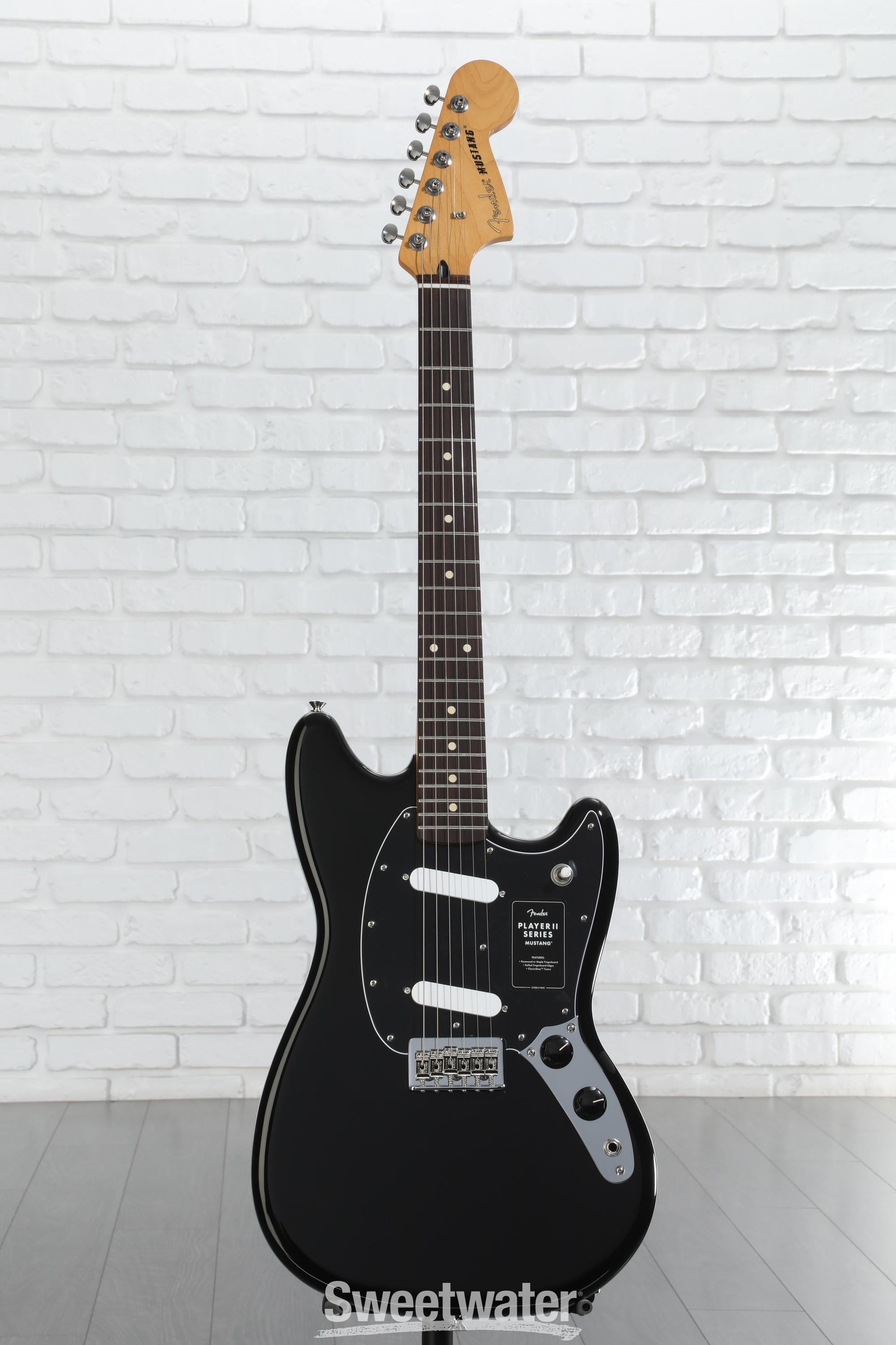 Fender Player II Mustang - Black with Rosewood Fingerboard