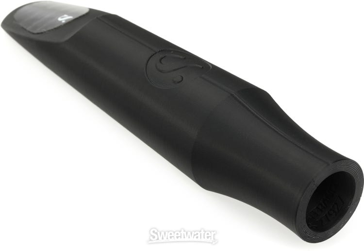 Syos Originals Spark Baritone Saxophone Mouthpiece - 7, Pitch Black