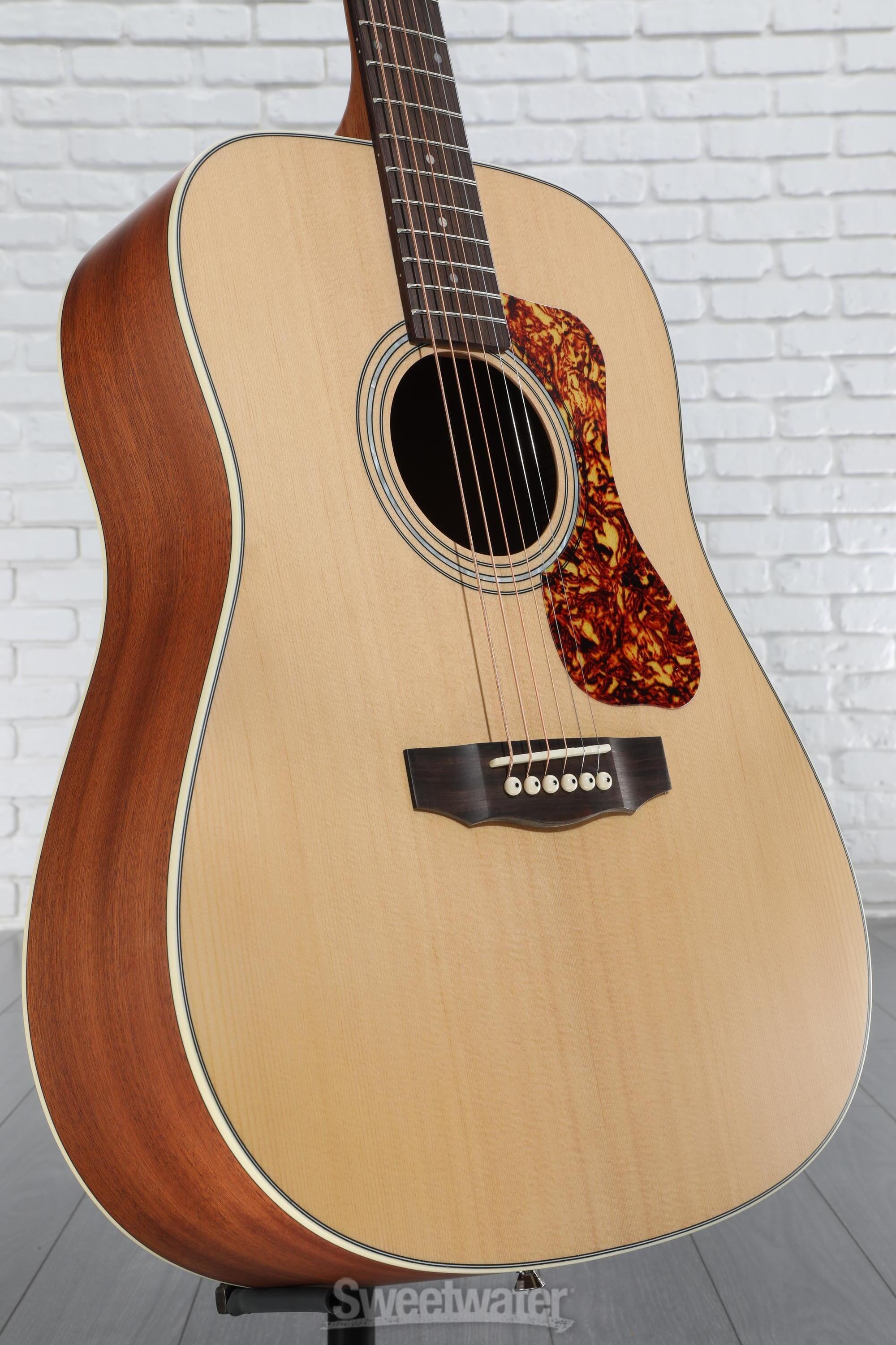 Guild D-240E Acoustic-Electric Guitar - Natural | Sweetwater