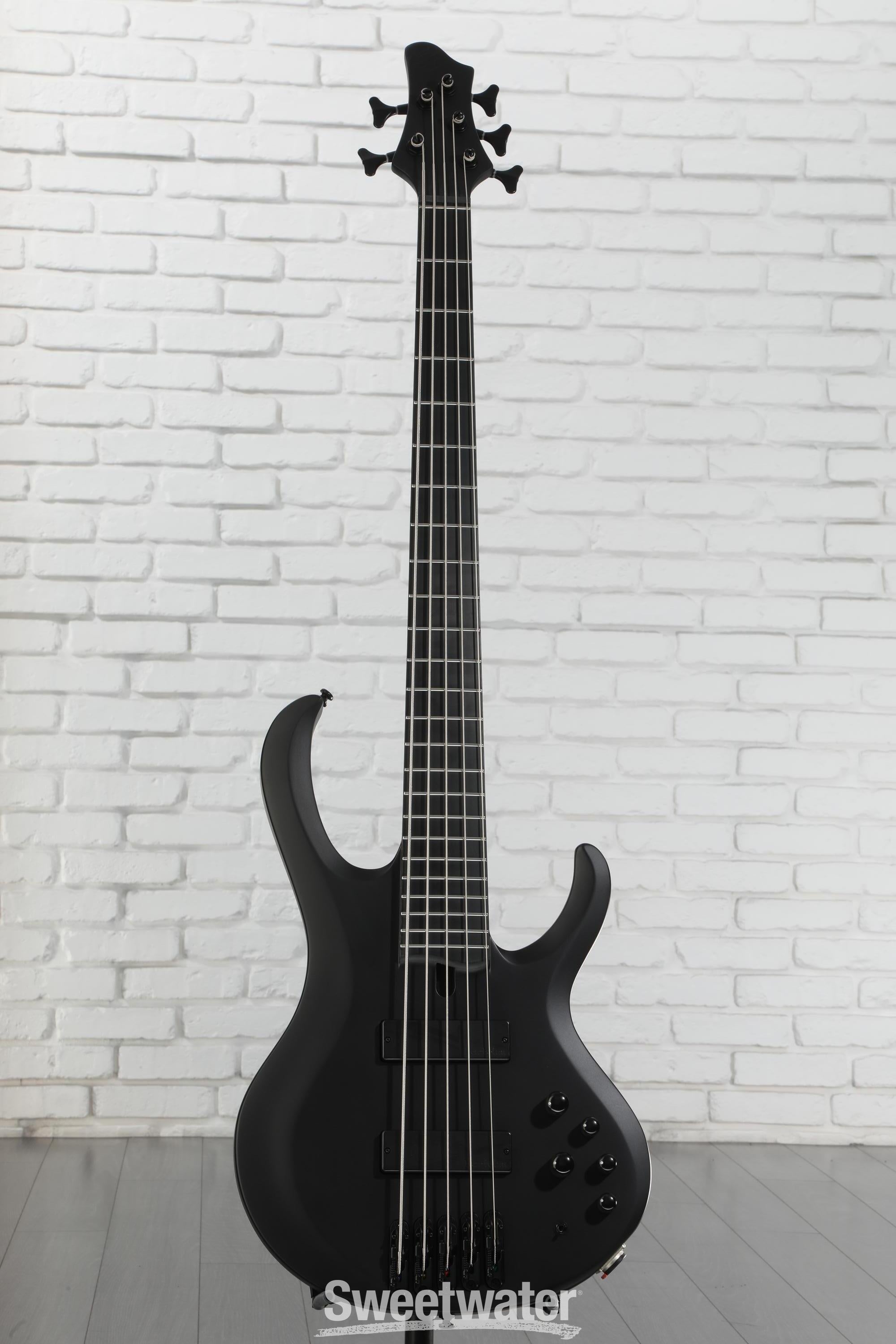 Ibanez Iron Label BTB652EX - Black Flat | Sweetwater