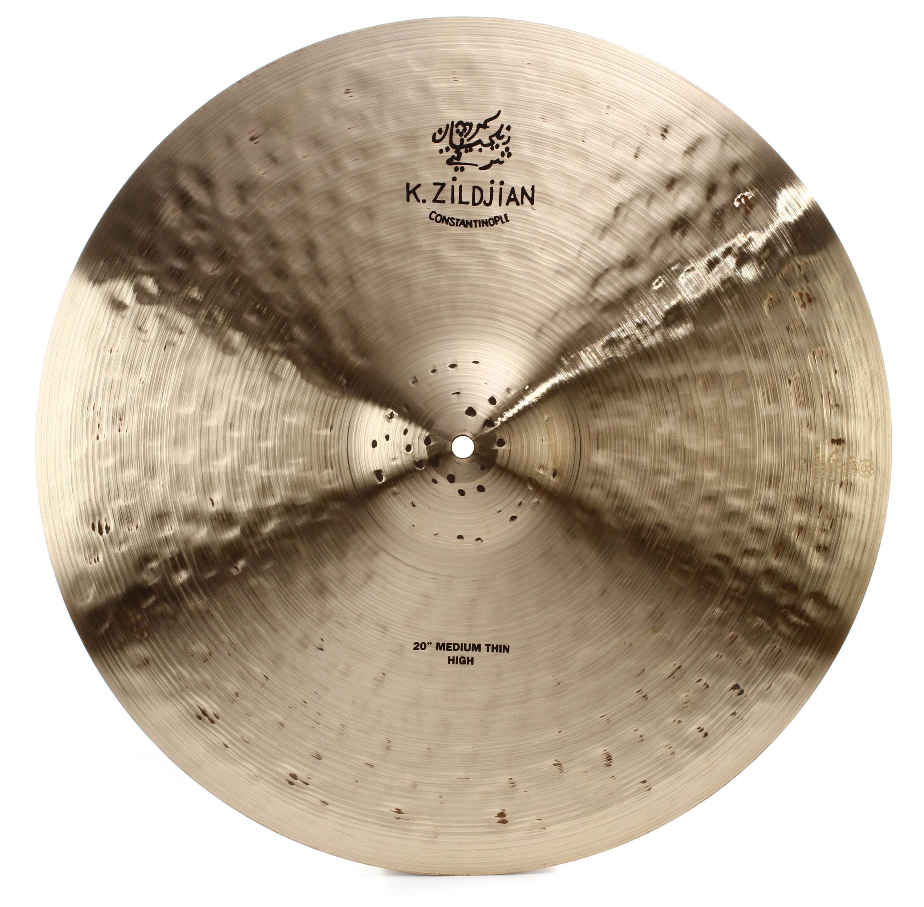 Zildjian 20 inch K Constantinople Medium Thin Ride Cymbal - High 
