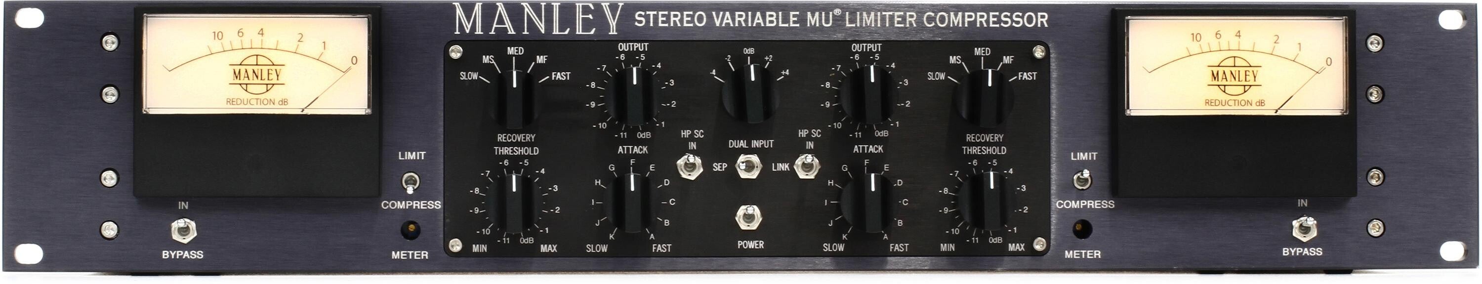 Manley Variable Mu Stereo Limiter Compressor - Mastering Version 