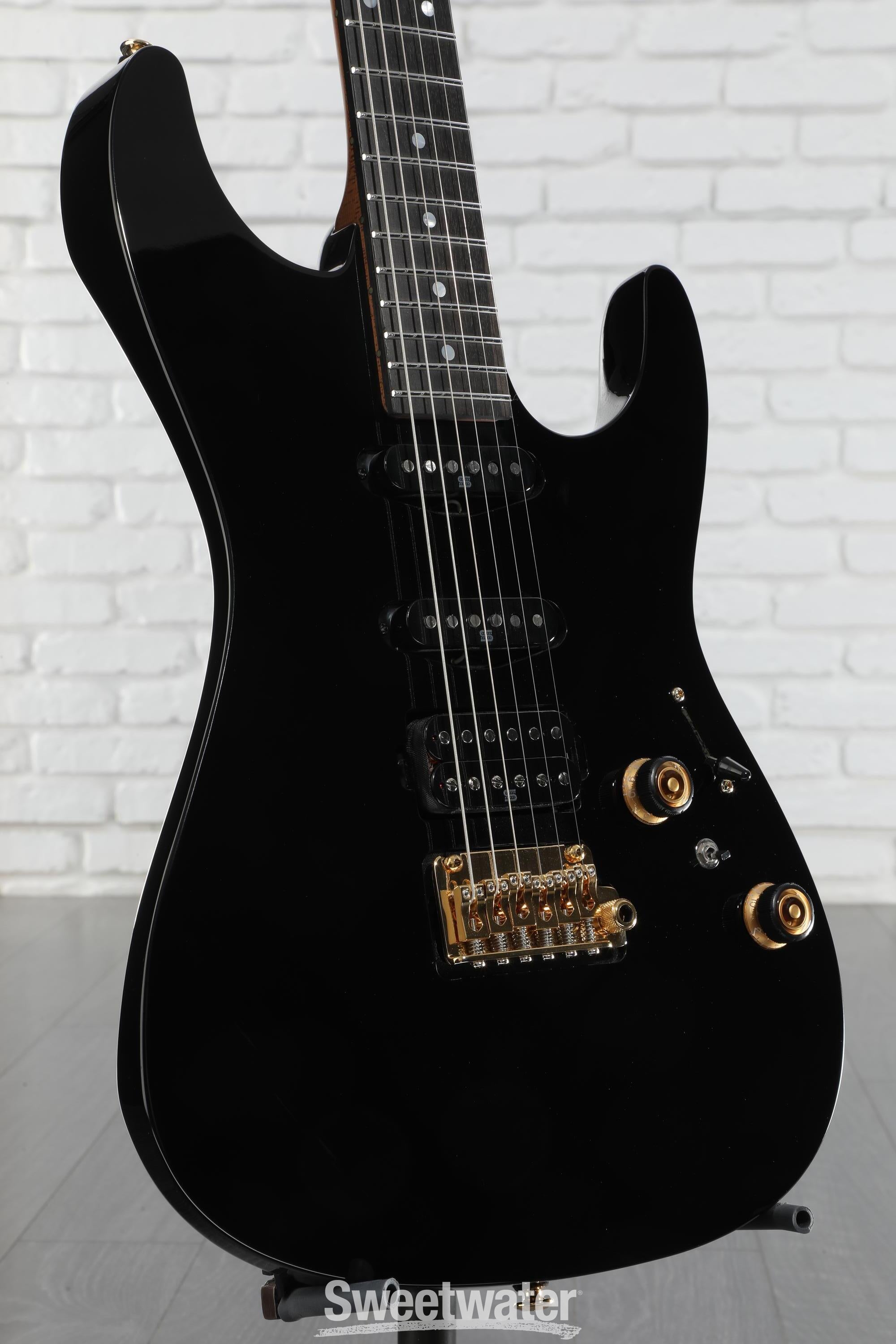 Ibanez プレミアム ブラック エレキギター Ibanez Premium AZ26P1 Electric Guitar - Black | Sweetwater