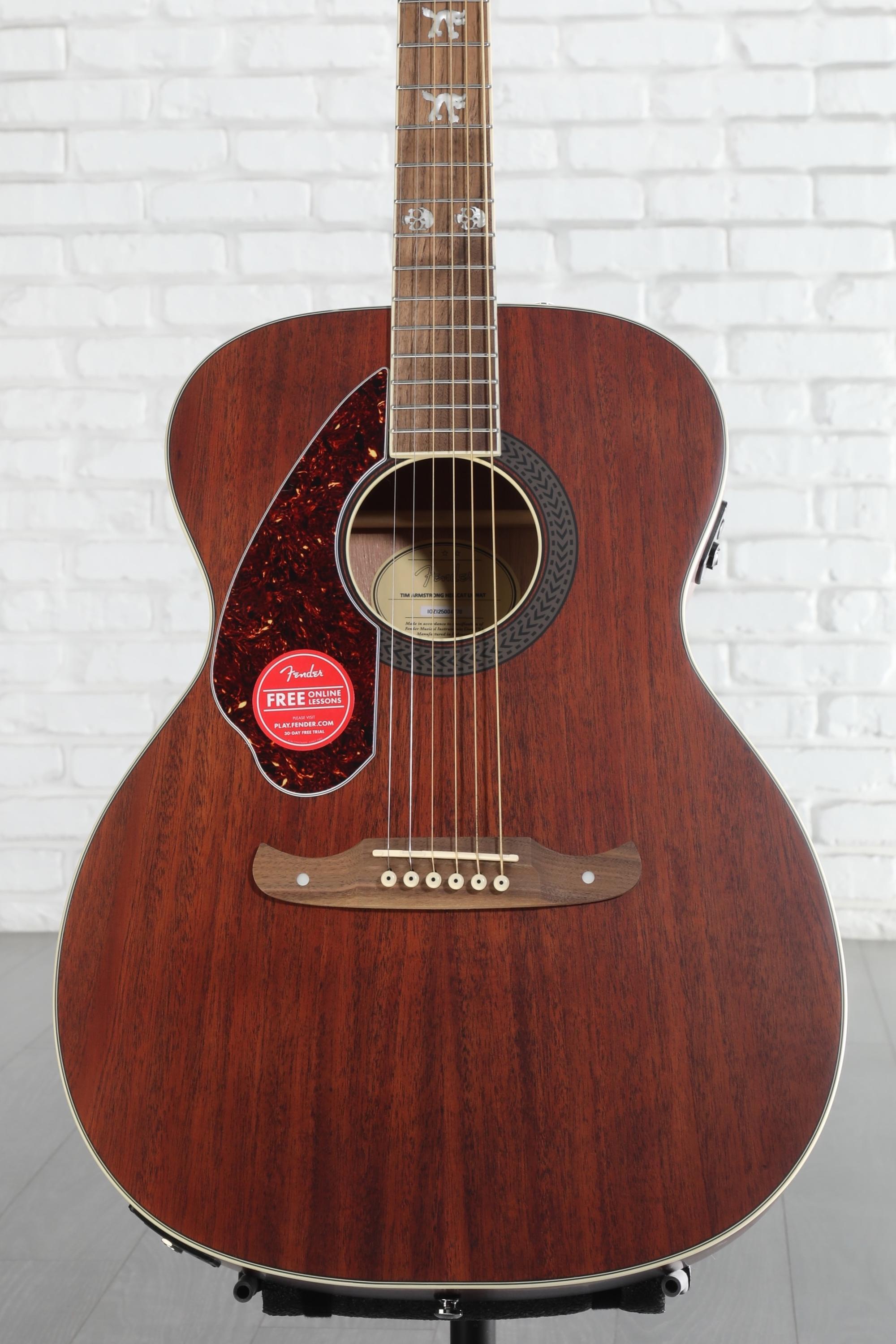 【良品 エレアコ】Fender Tim Armstrong Hellcat Fender Tim Armstrong Hellcat Acoustic-Electric Guitar Natural