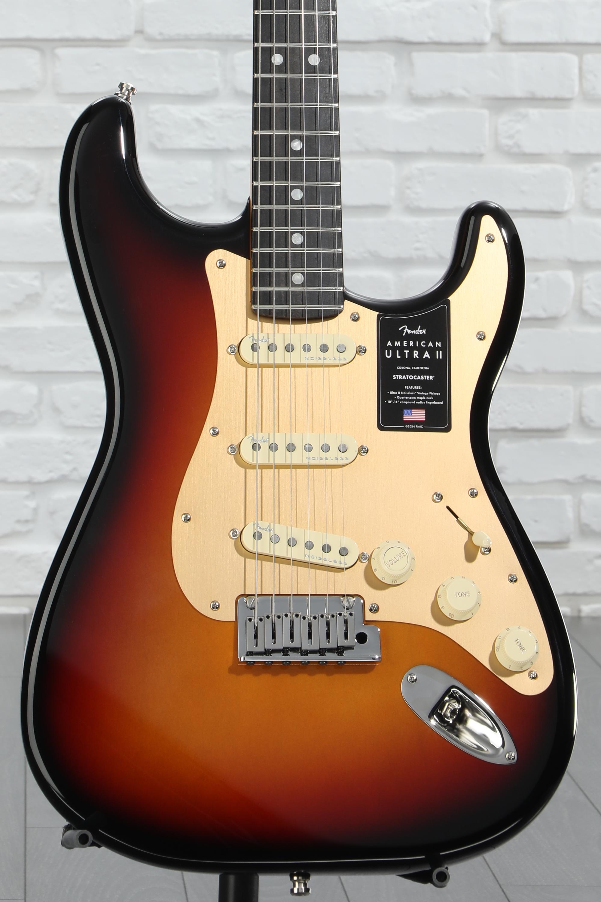 美品 Fender American Ultra2 Stratocaster Fender American Ultra II Stratocaster Electric Guitar
