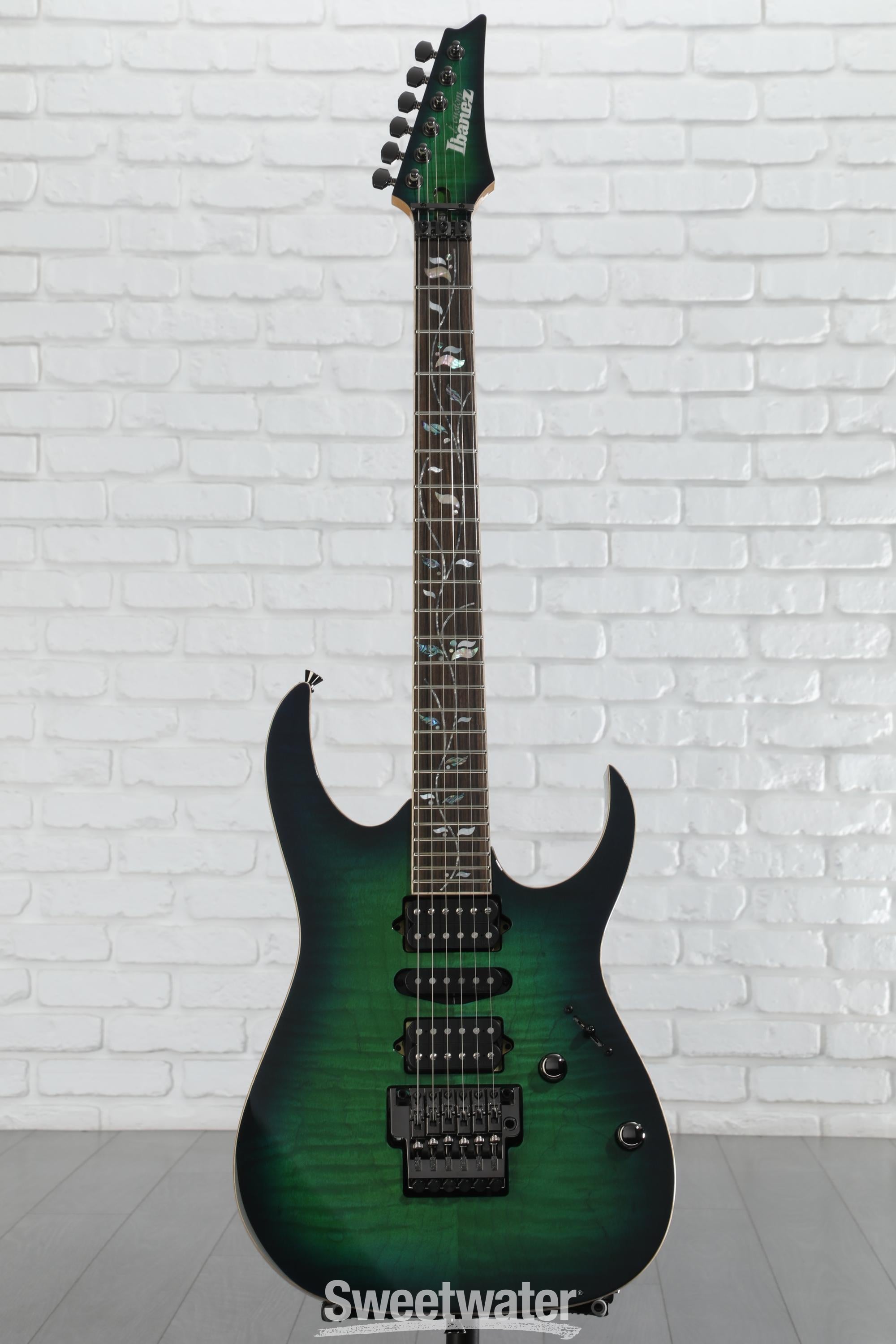 Ibanez J Custom RG8570 Electric Guitar - Surreal Blue Burst