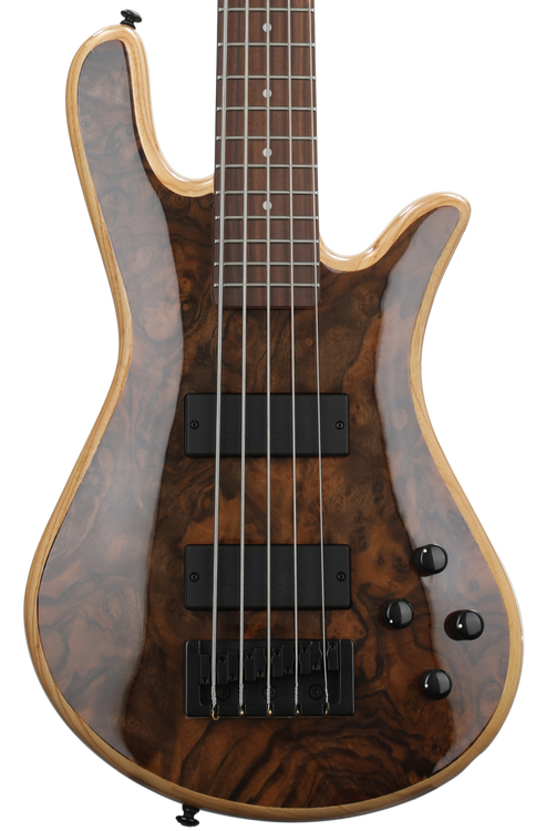 Spector Legend 5 Classic Bass Guitar - Natural Walnut Burl Gloss