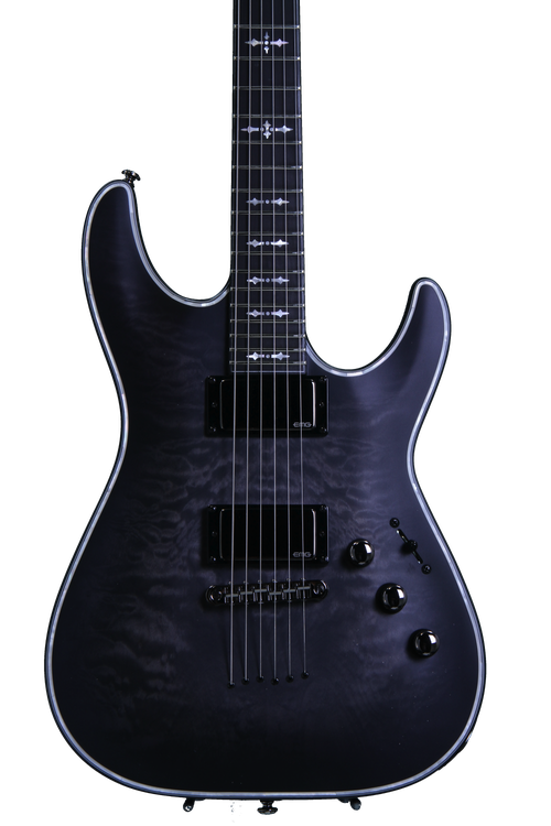 Schecter Hellraiser Extreme C-1 - See Thru Black Satin, EF Schecter Hellraiser Extreme C-1 - See Thru Black Satin, EF