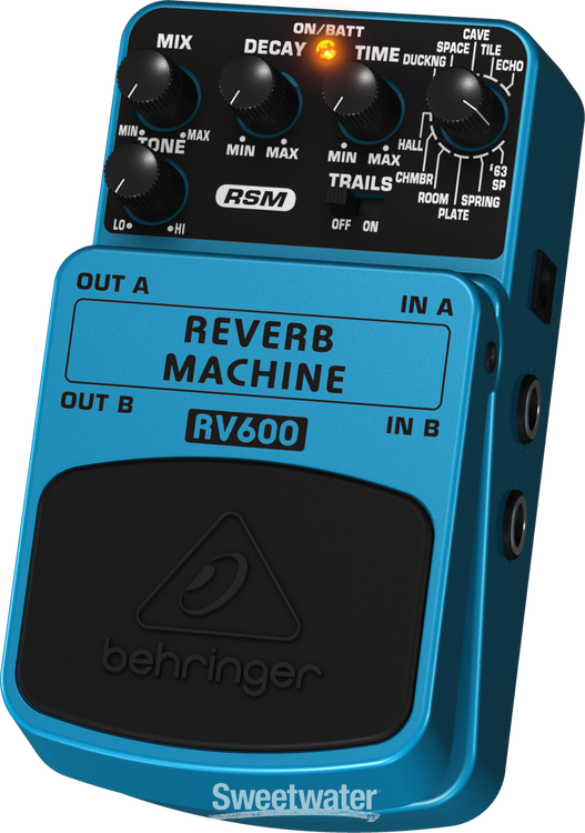 behringer RV600 リバーブエフェクター Behringer RV600 Reverb Machine Pedal | Sweetwater
