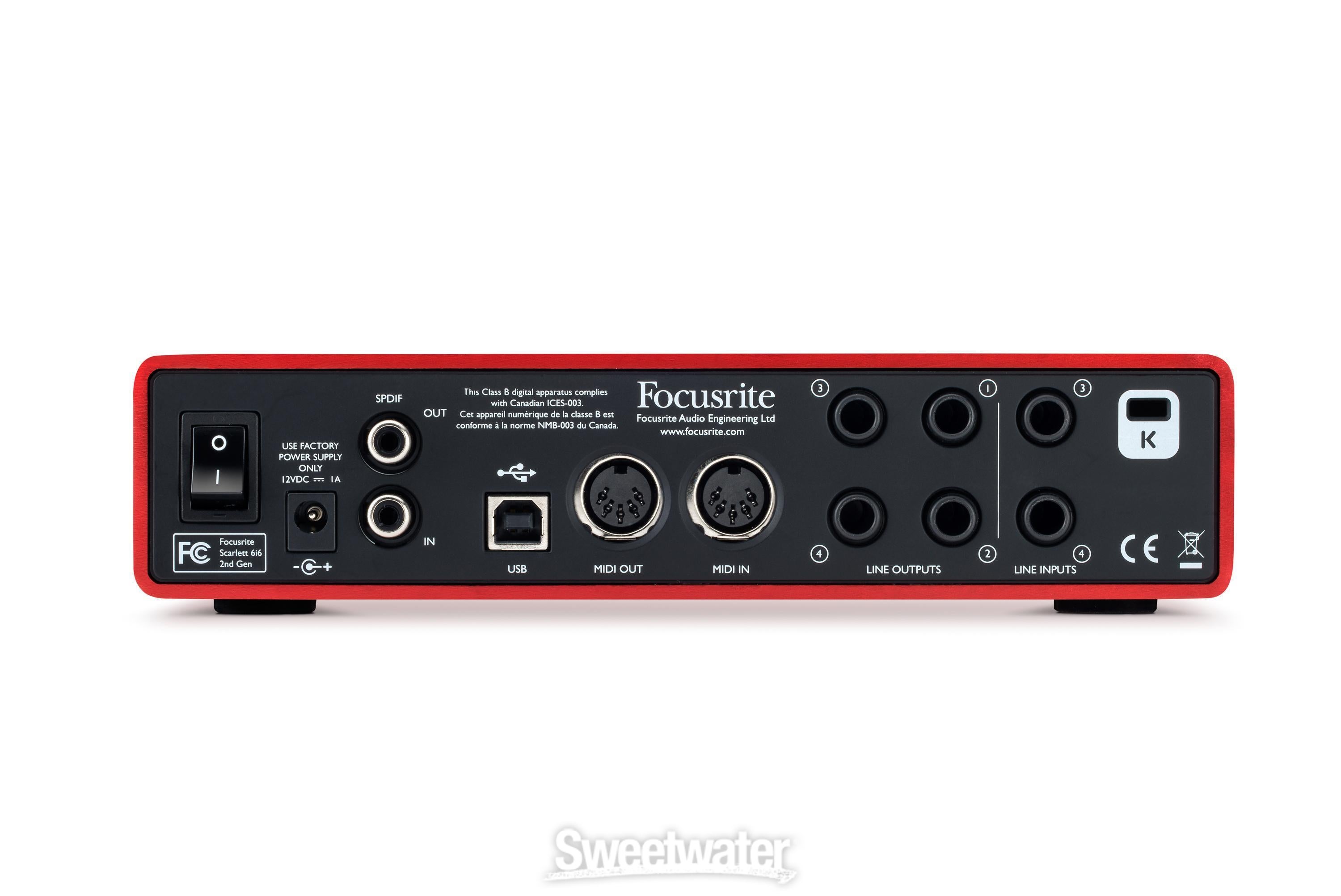 Focusrite Scarlett 6i6 USB Audio Interface Reviews | Sweetwater