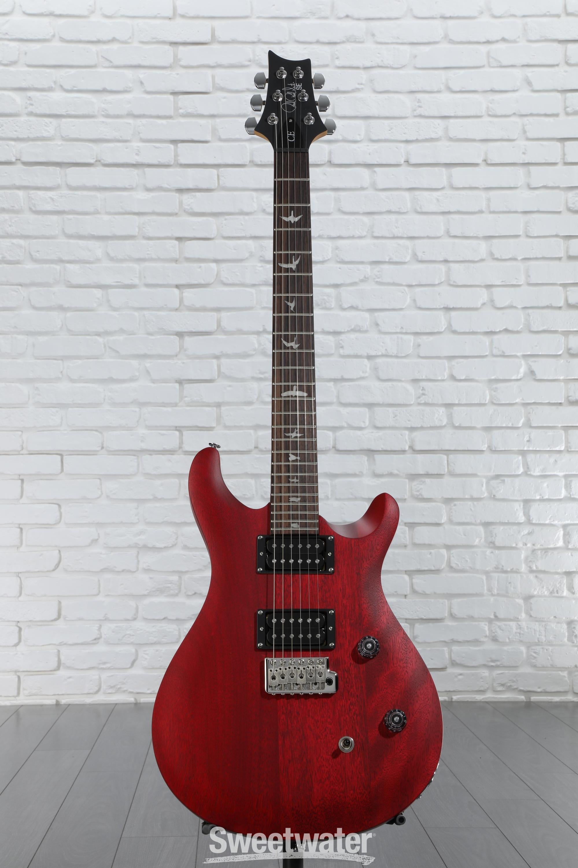 PRS SE CE 24 Standard Satin Electric Guitar - Vintage Cherry