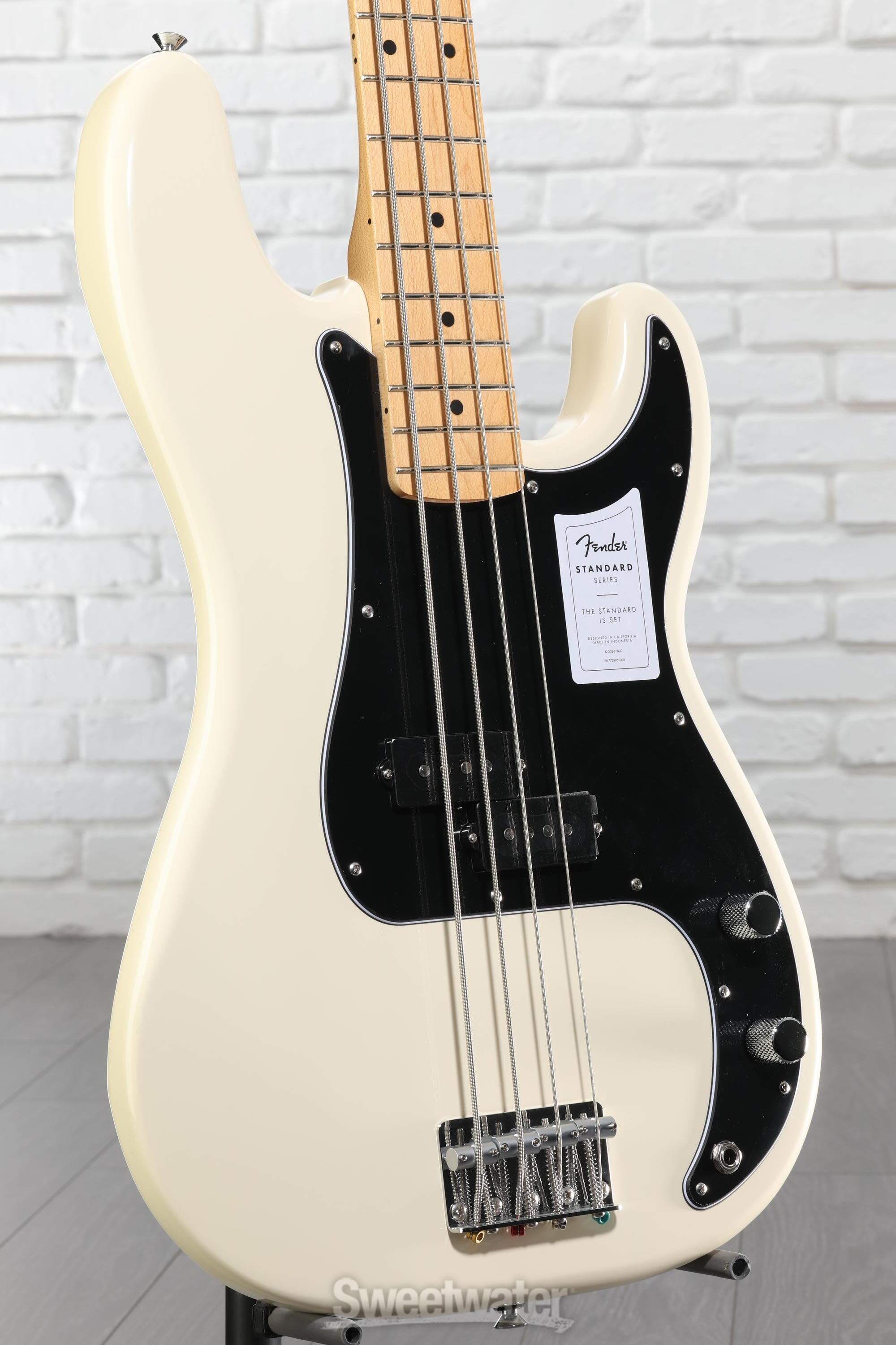 Fender Standard Precision Bass - Olympic White | Sweetwater
